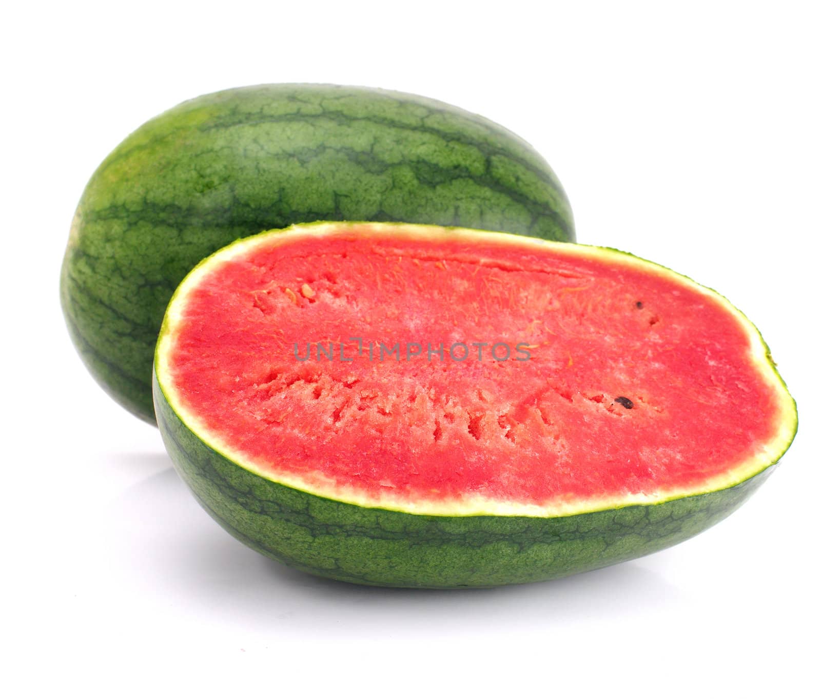 Watermelon isolated on white background, Studio shot