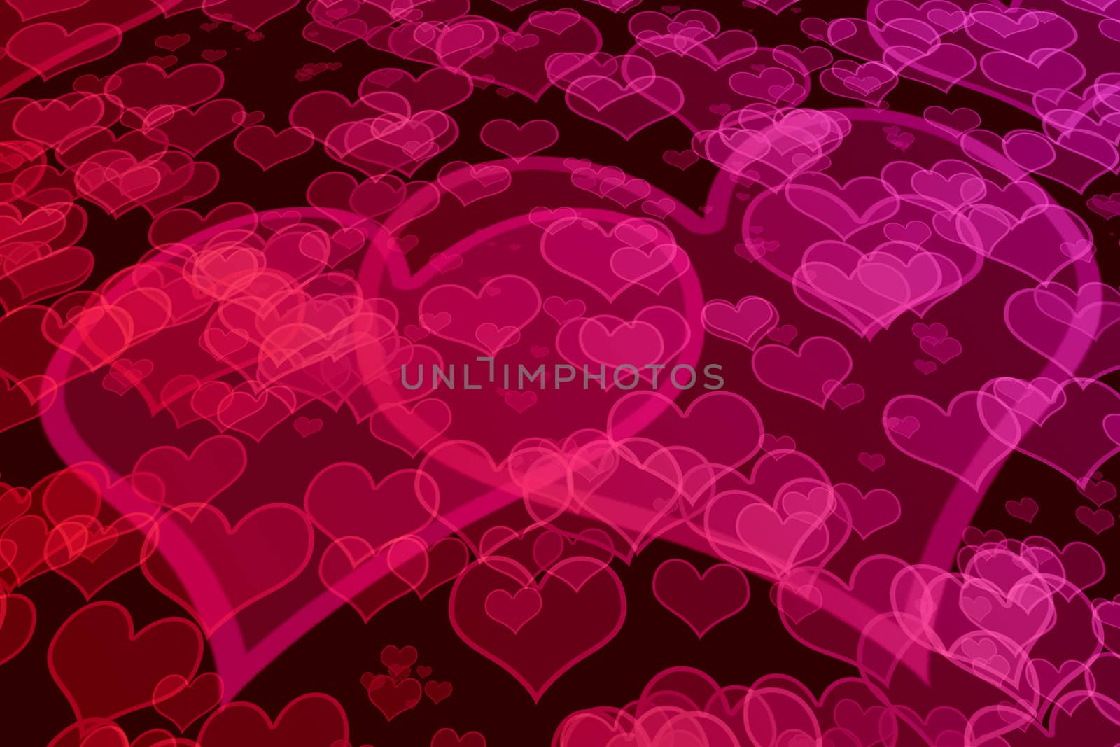 abstract background from transparent hexes on the basis of colour