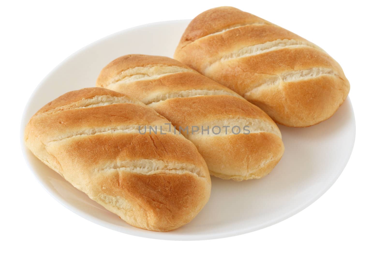 bread on the plate by nataliamylova
