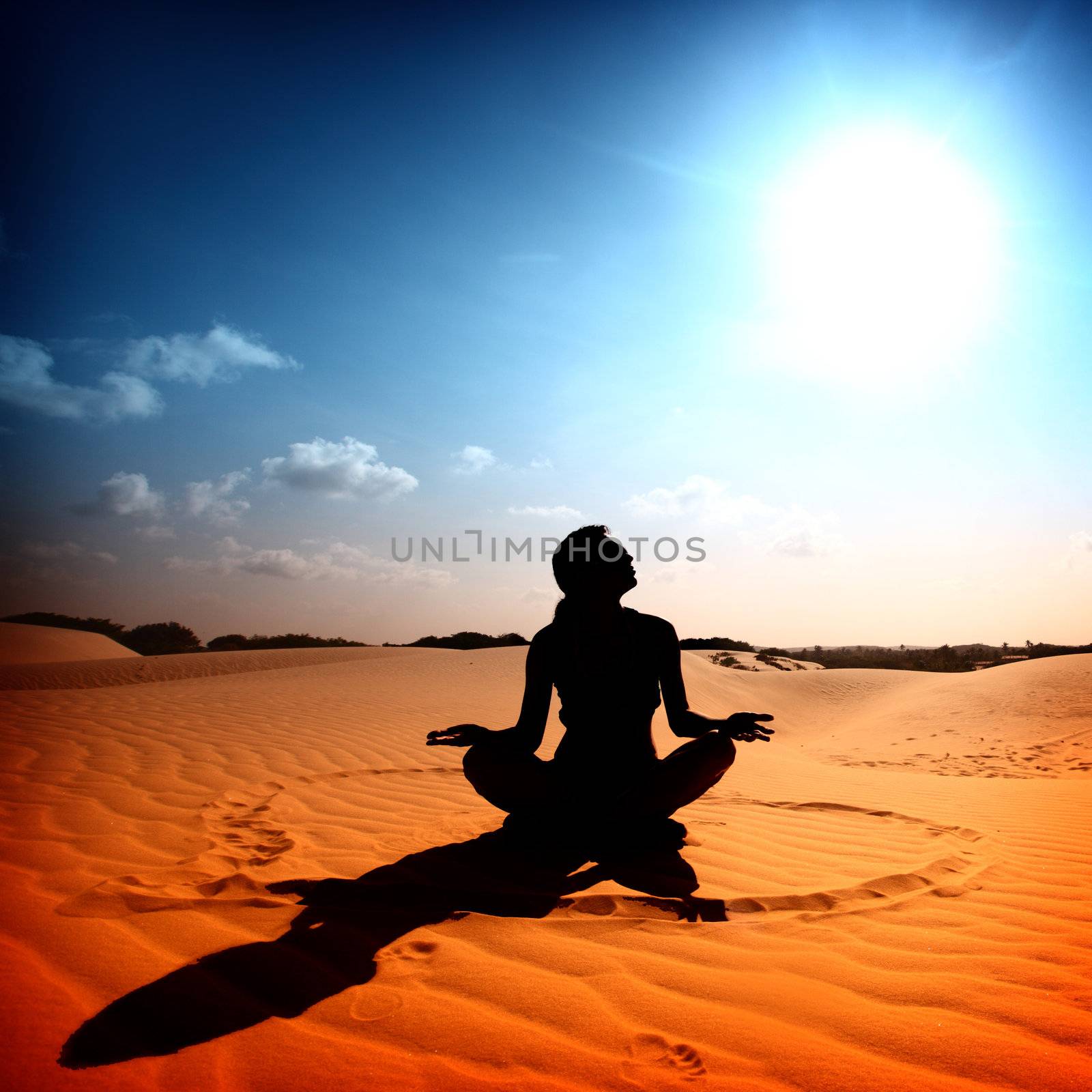 desert yoga by Yellowj