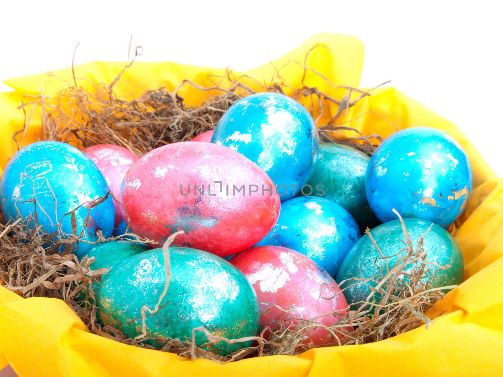 colored Easter eggs