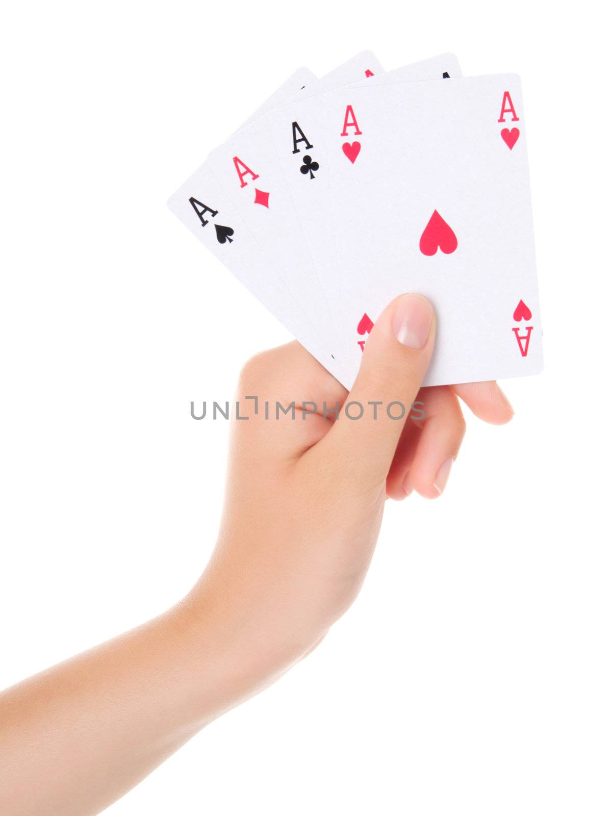 four aces in the hand by motorolka