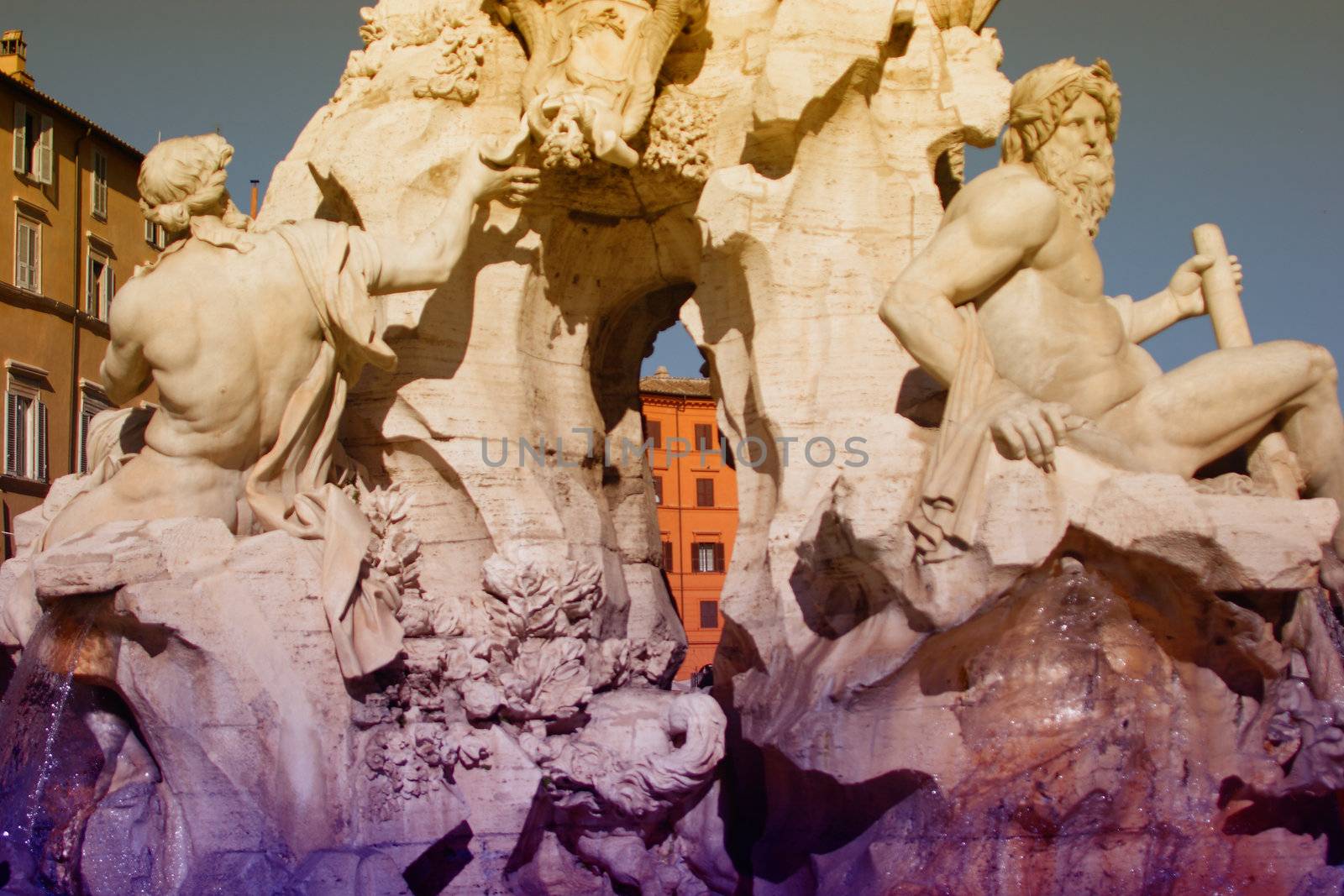 Rome, fountain of four rivers, Architecture, Art, Attraction, Capital, City, Culture, Europe, Famous, Fountain, Historic, History, Italian, Italy, Landmark, Marble, Monument, Obelisk, Sculpture, Square, Statue, Street, Tourism, Tourist, Travel,