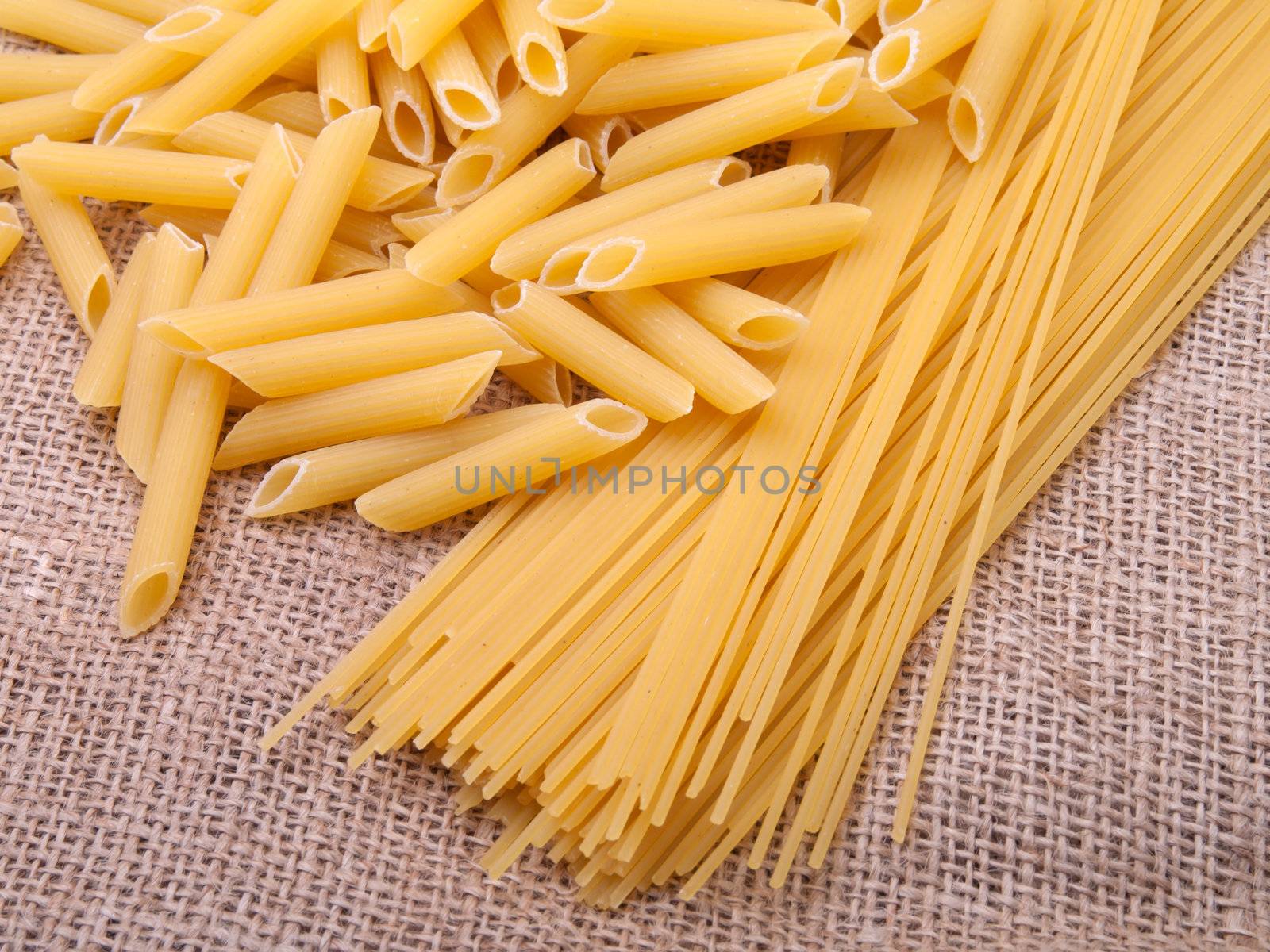 series of images with pasta. Food background.  by motorolka