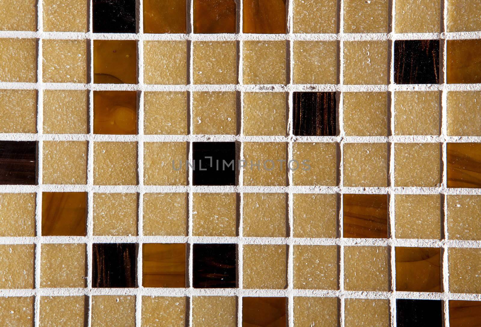 The colorful modern ceramic tiles wall decoration
