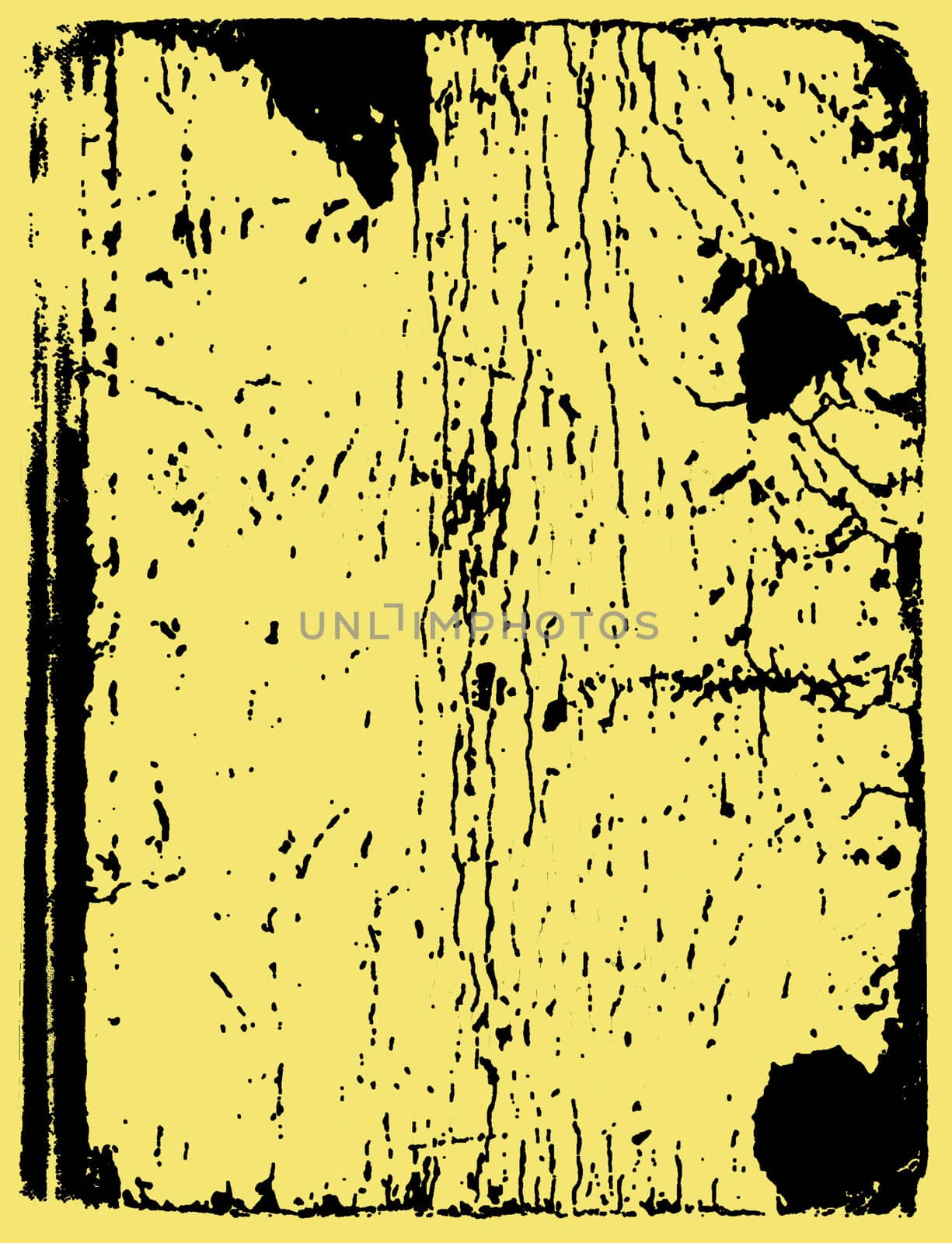 decorative rifts on yellow background