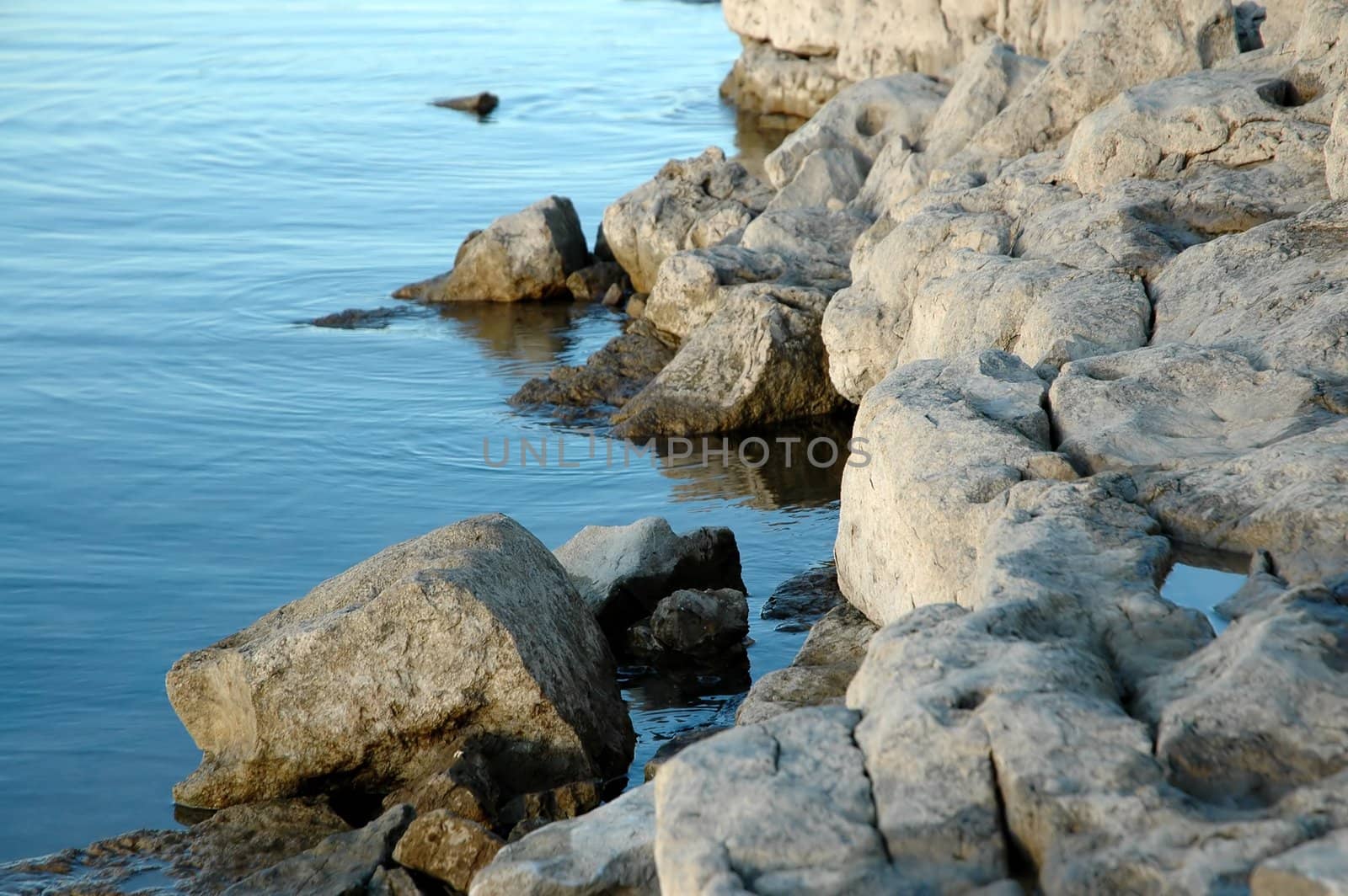 Lake Taneycomo Beach Boulders