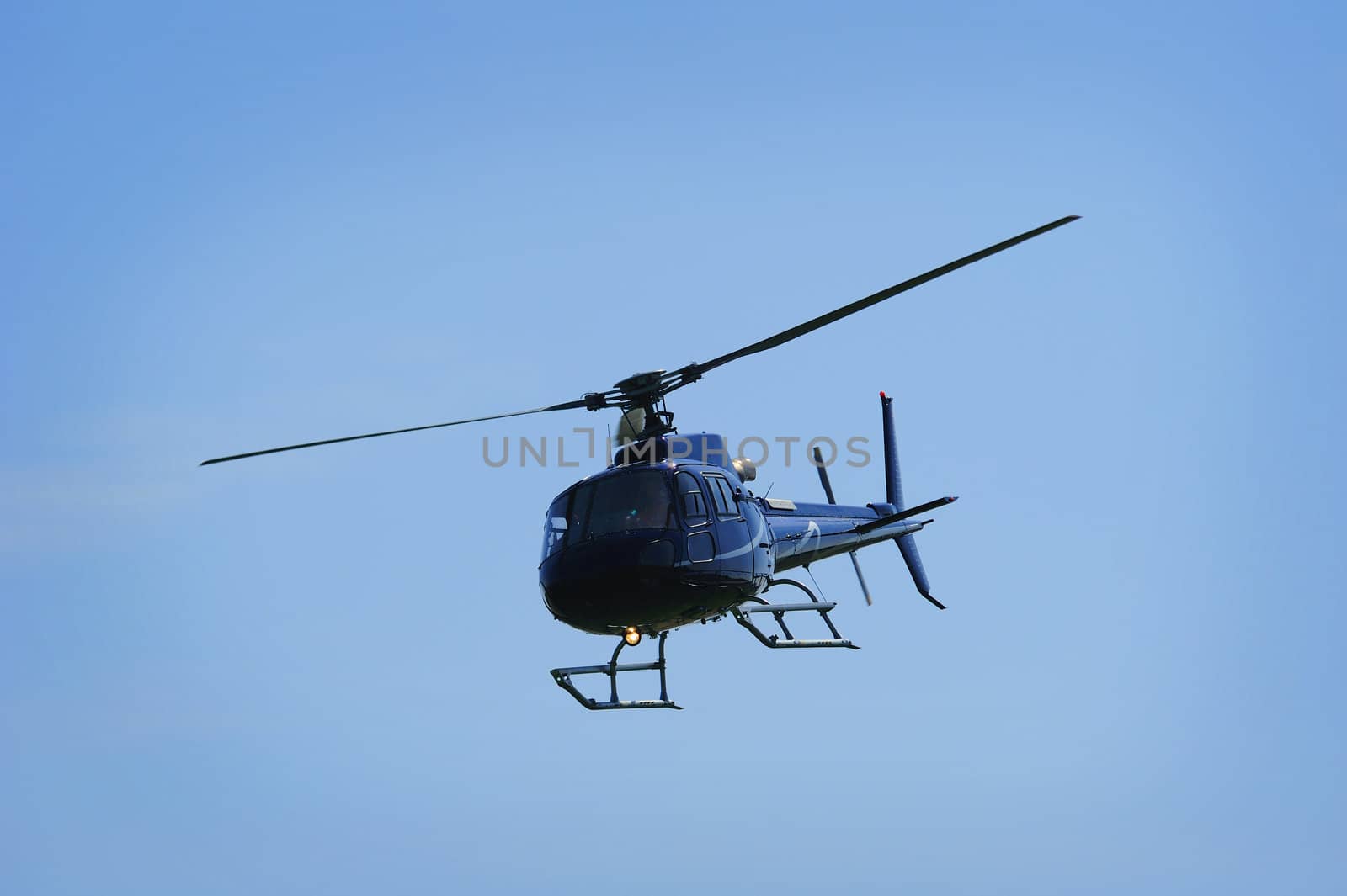 Helicopter landing by Bateleur