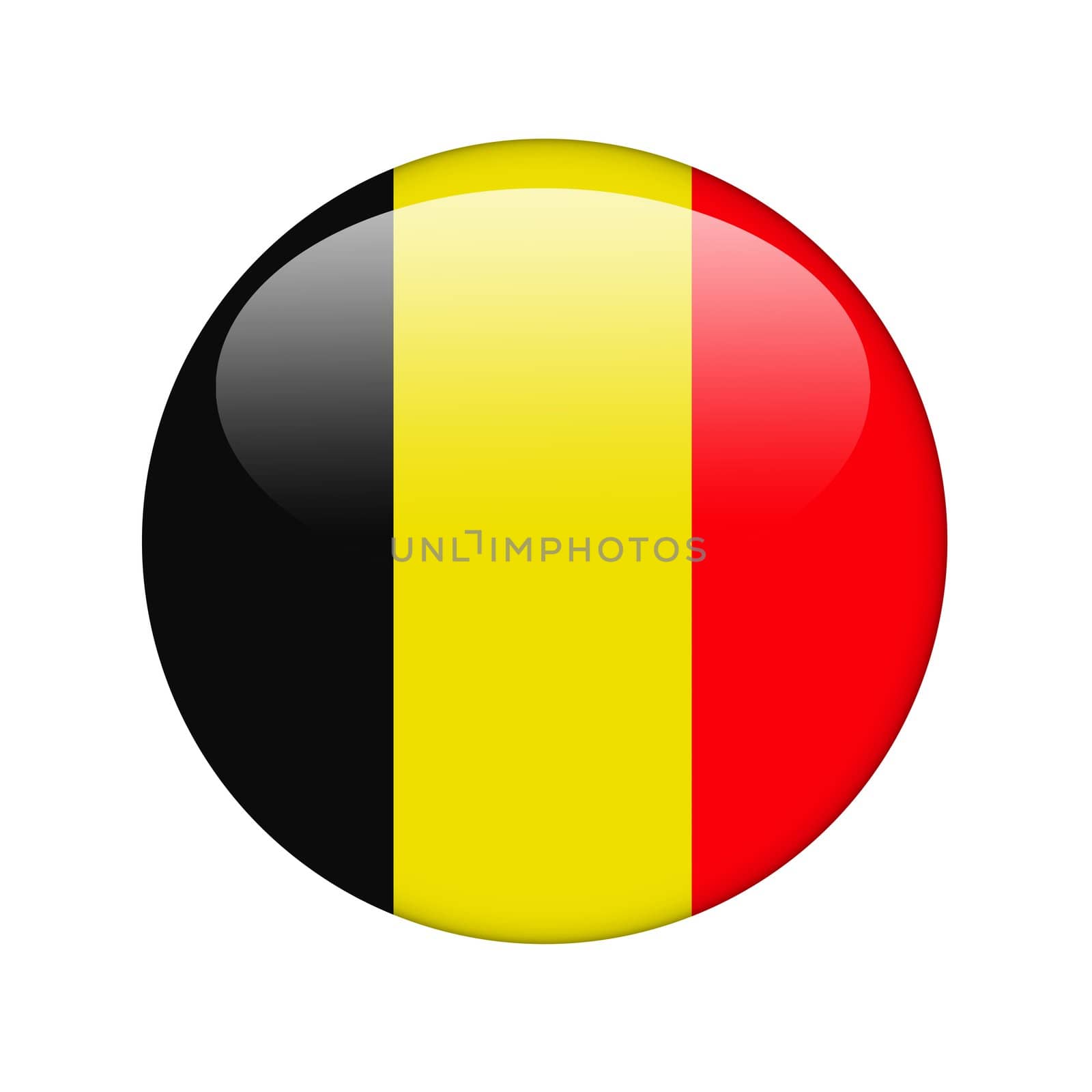 The Belgian flag in the form of a glossy icon.