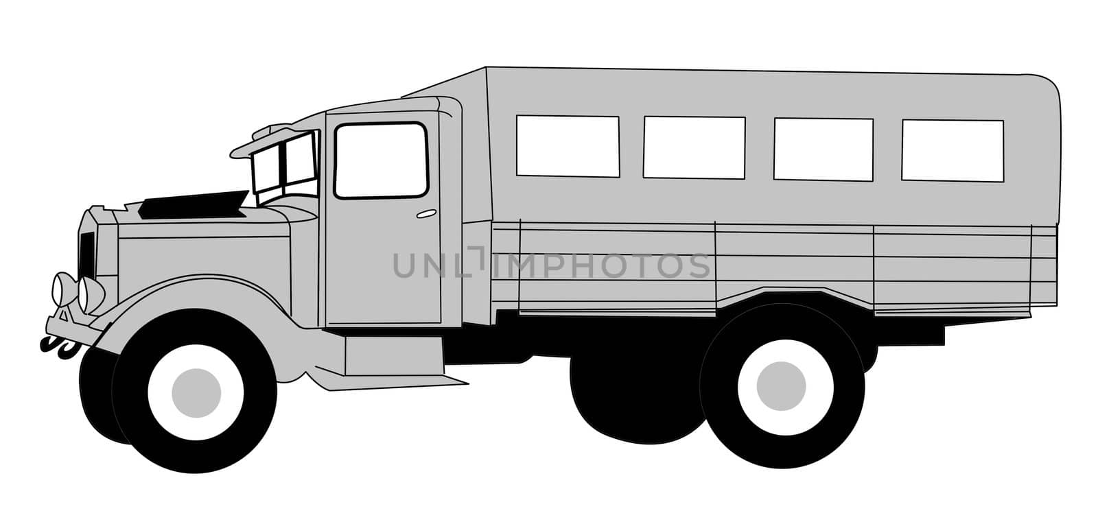 retro car on white background, vector illustration by basel101658