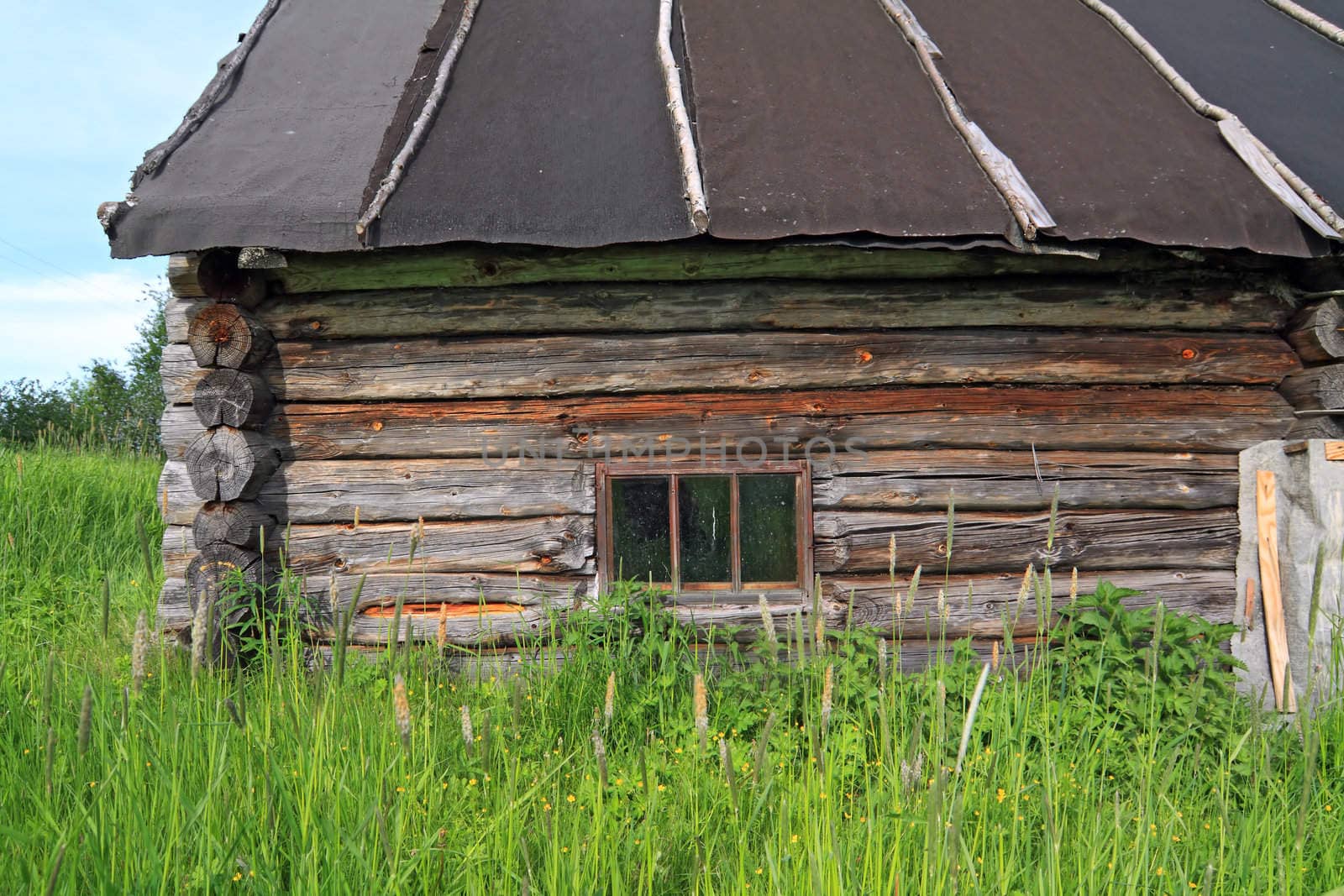 old house in abandoned village