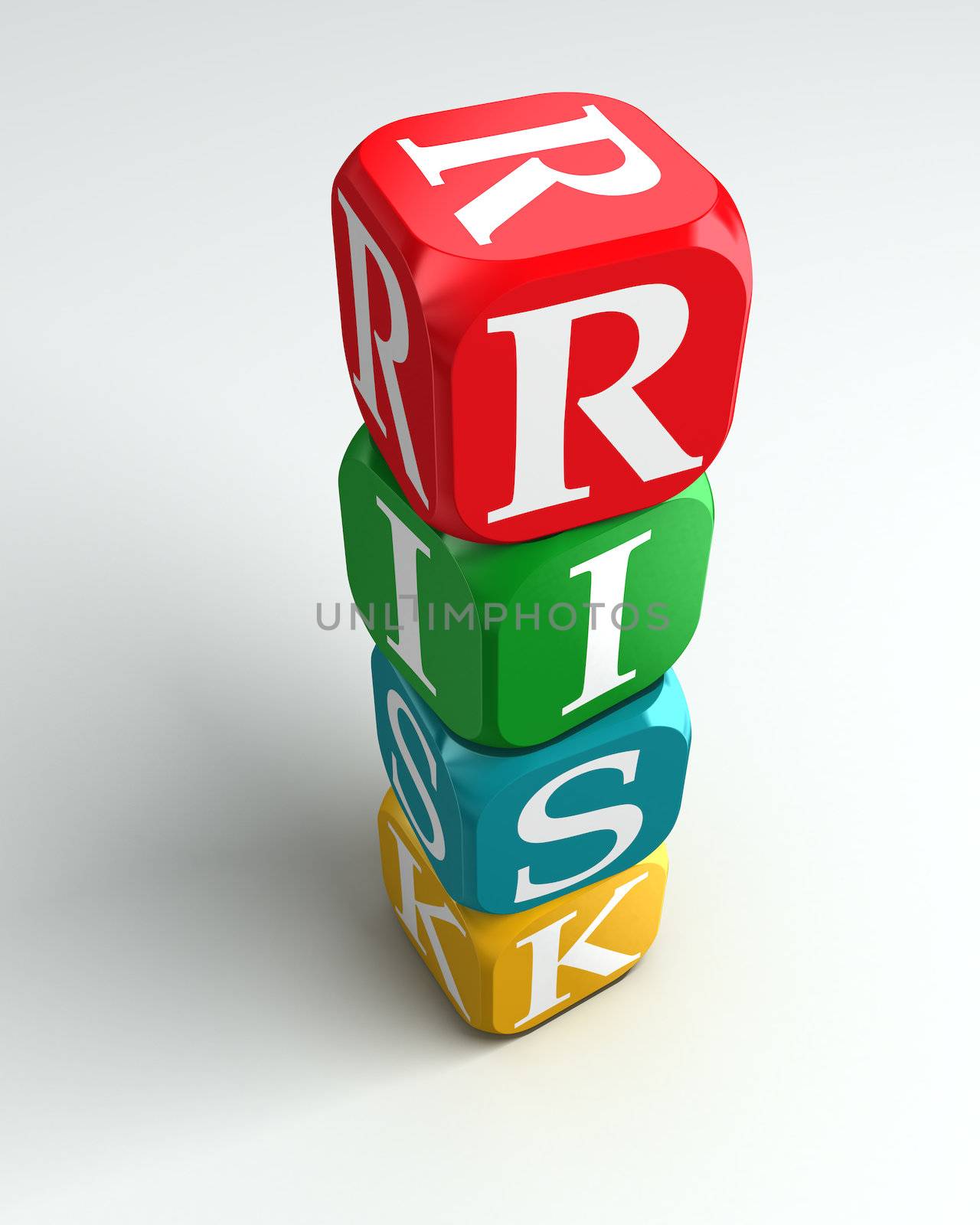 quality 3d colorful buzzword on white background