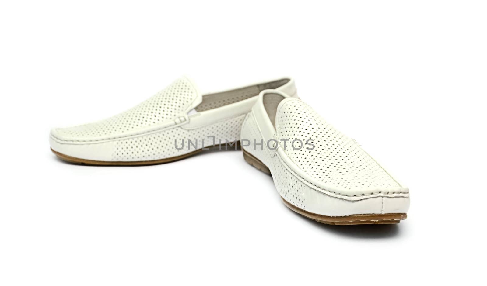 Man's shoes  on white background