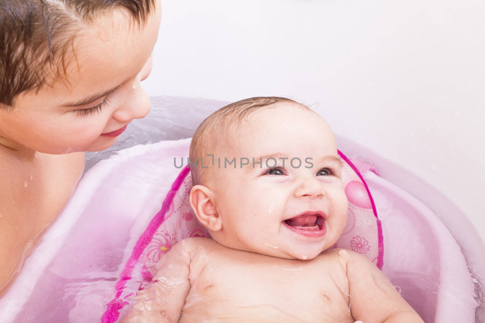 Sisters Bath Time by coskun