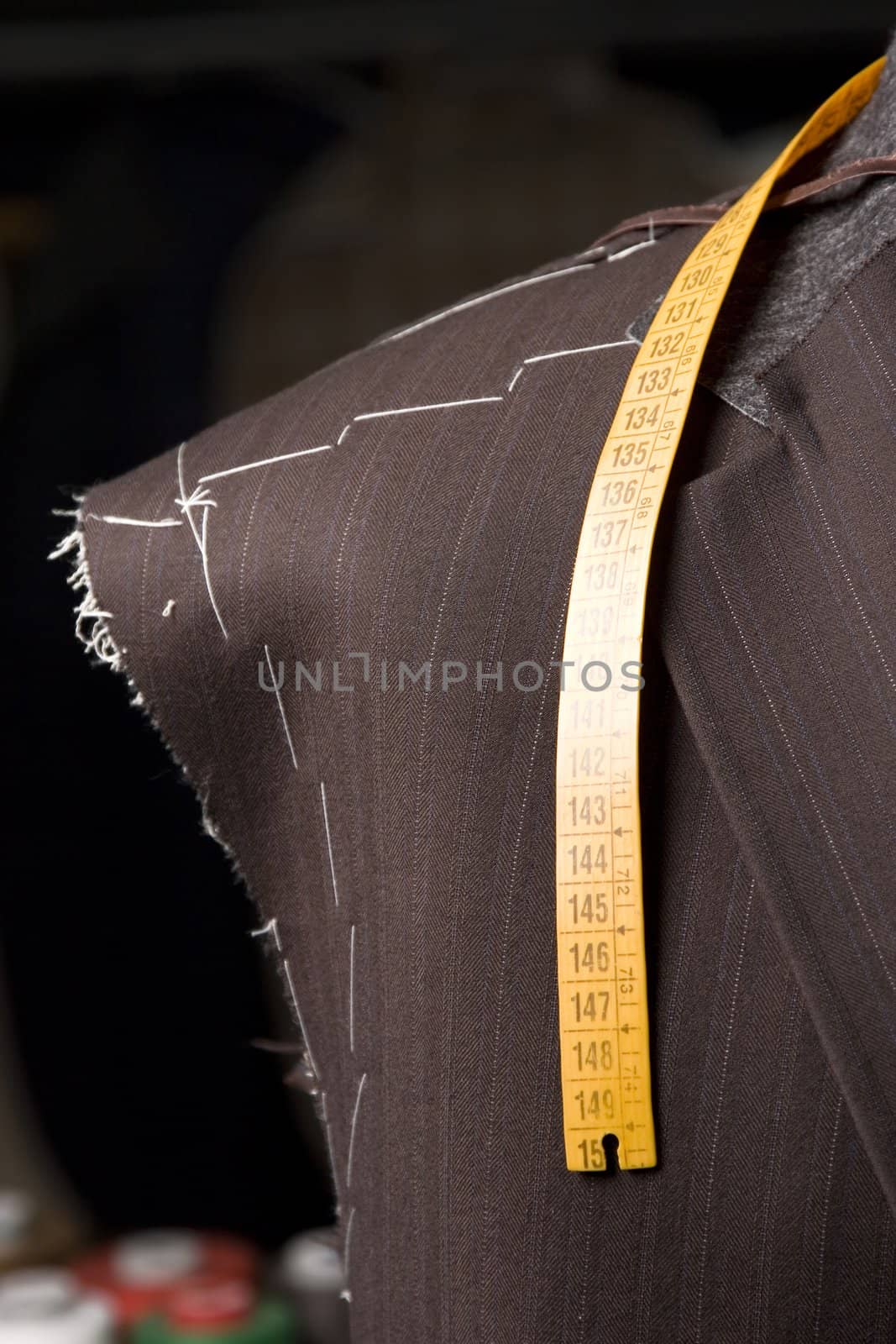 detail of tailors mannequin a Work in progress