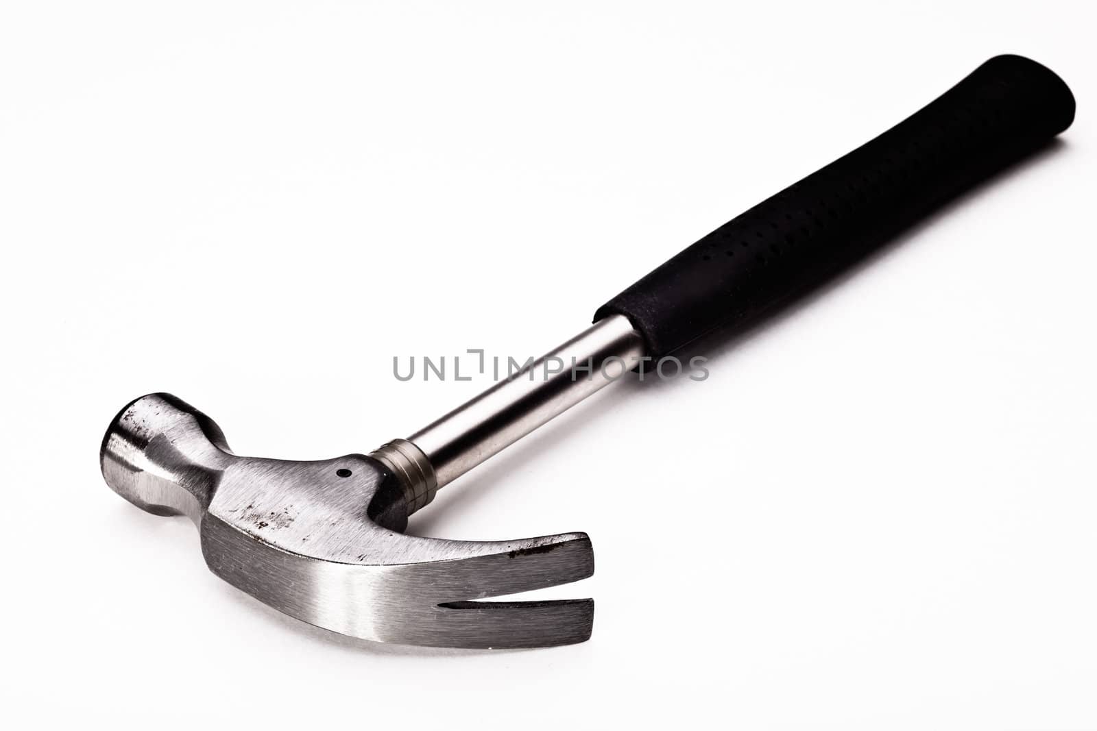 Hammer isolated over white background