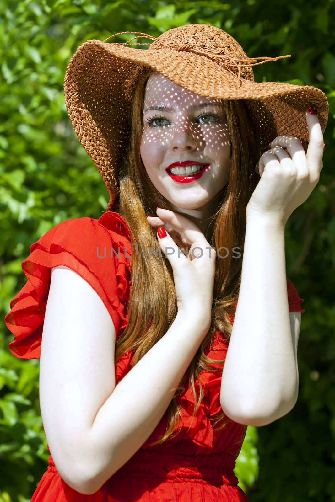 Happy Young Woman by PhotoWorks