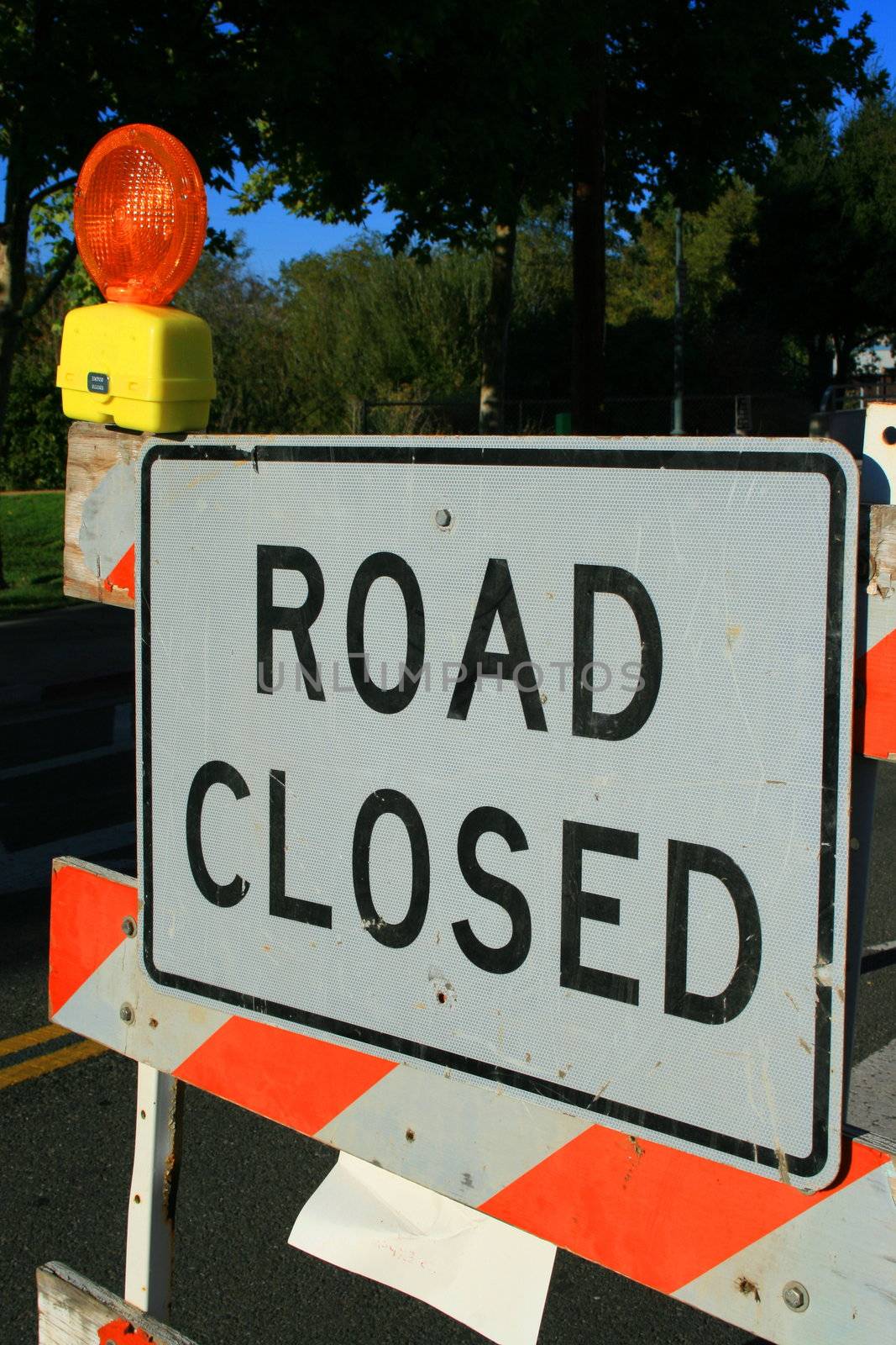 Road Closed Sign  by MichaelFelix