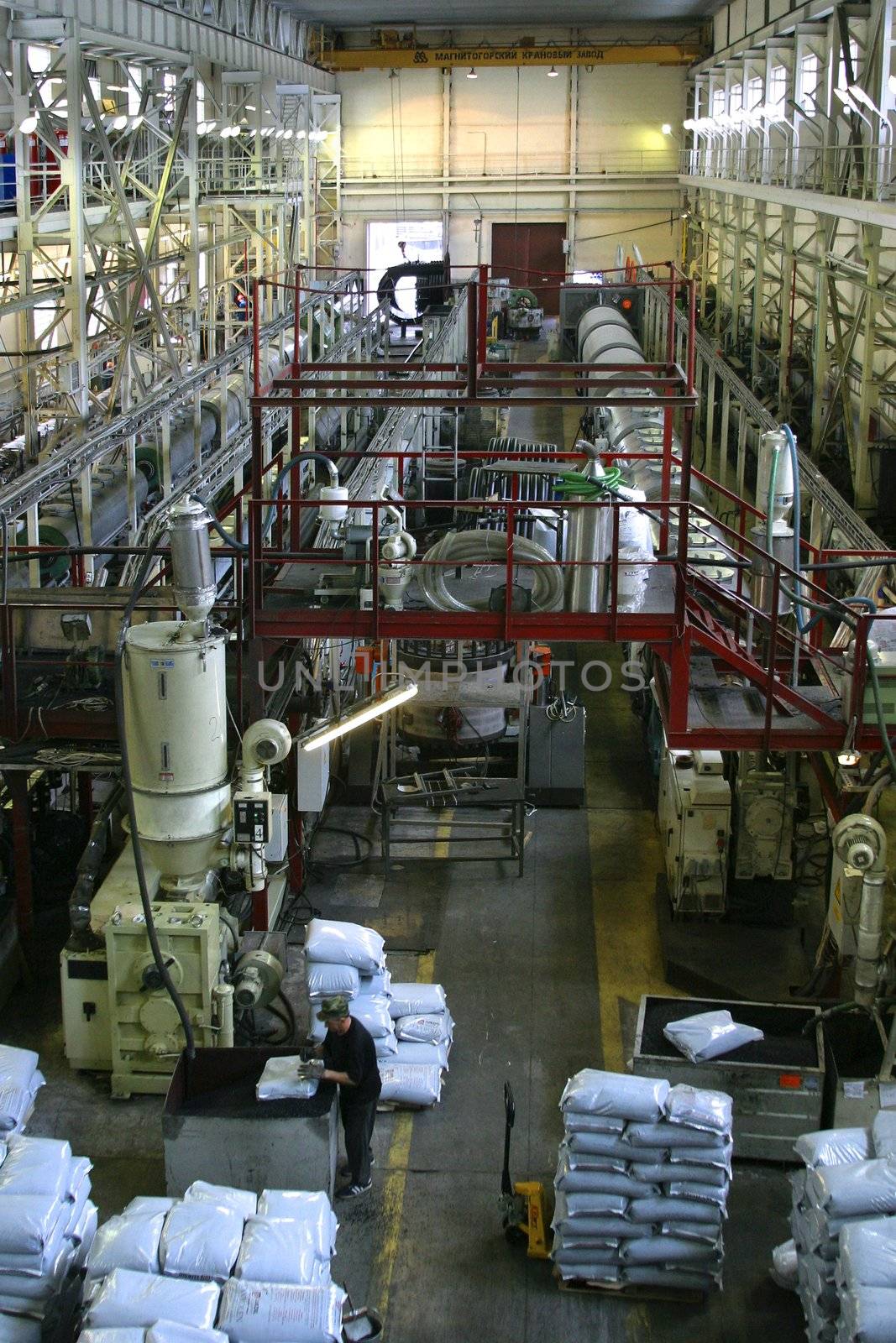 Factory of manufacturing of pipes from within