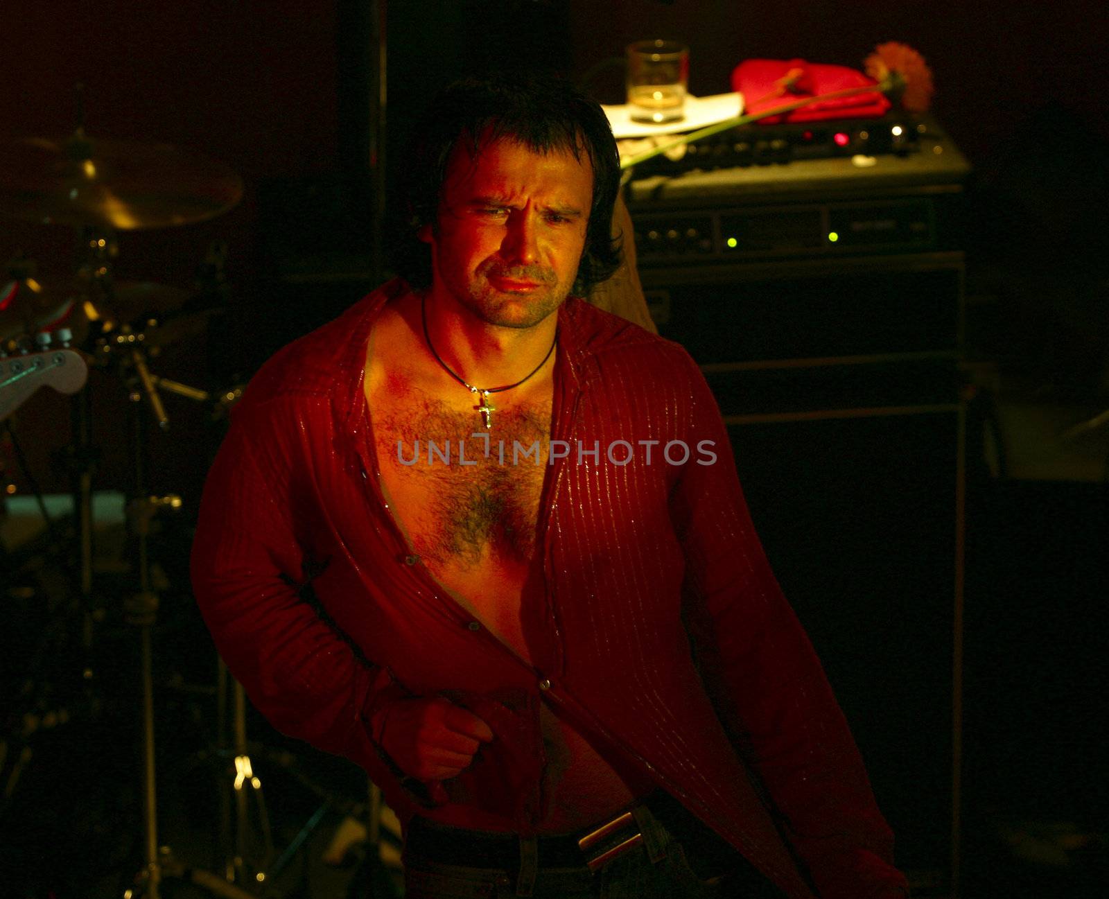 Known Ukrainian group " Ocean Elzy ". Svyatoslav Vacarchuk - vocal