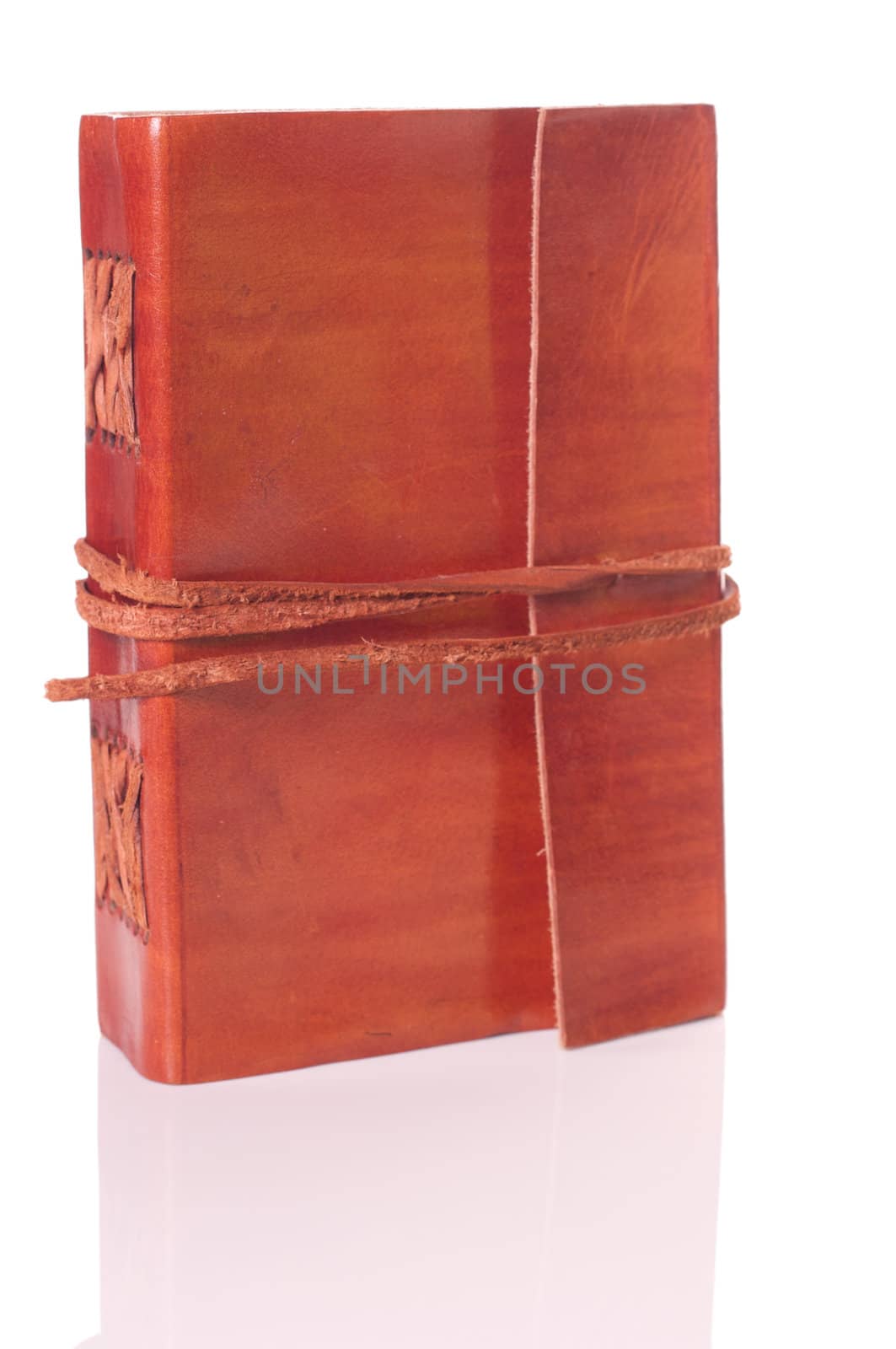 Old leather book by Talanis