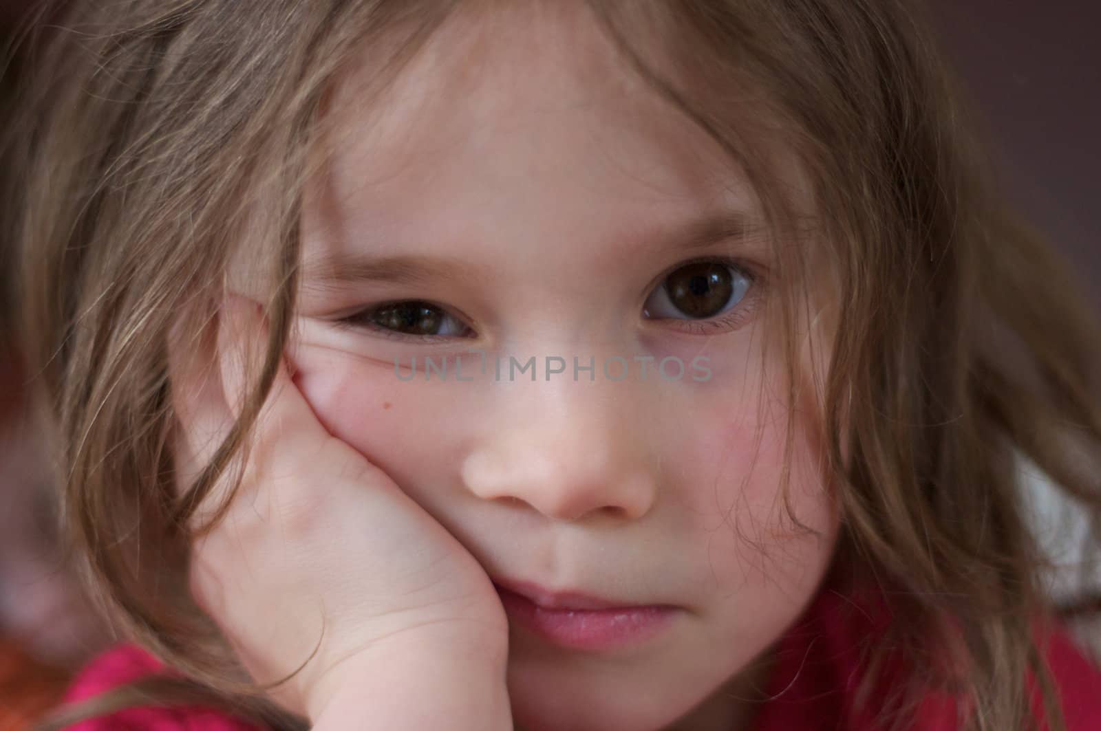 Sad little girl by Talanis