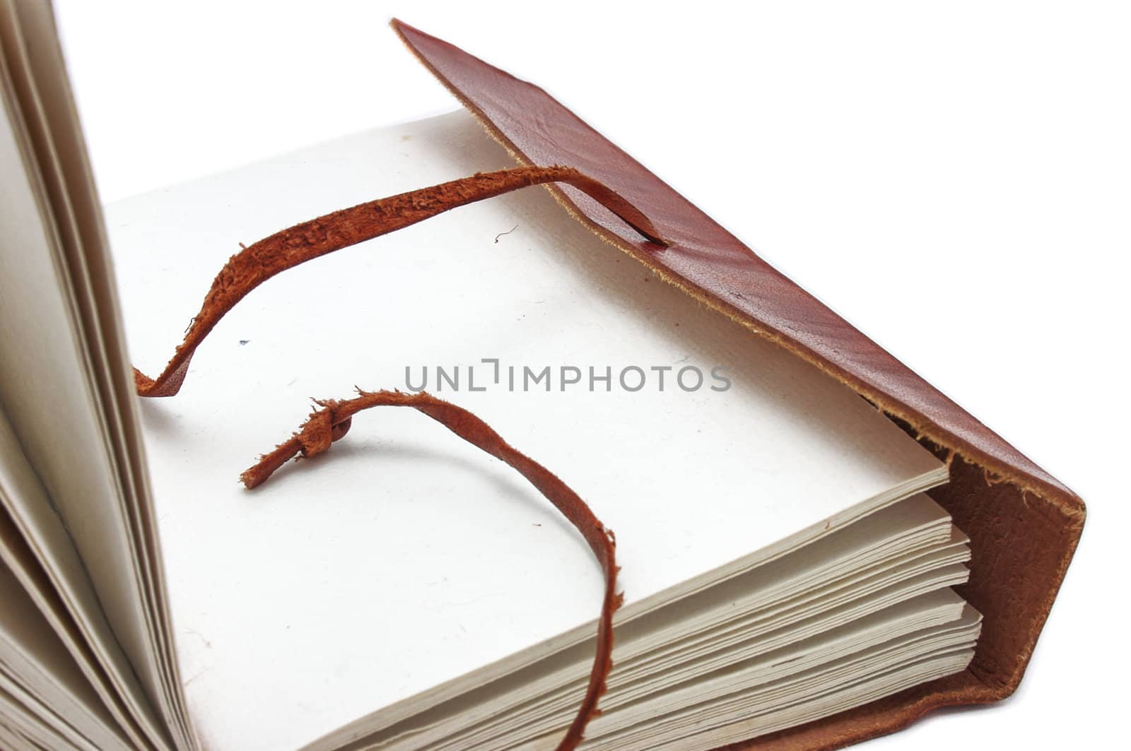 Old leather book by Talanis