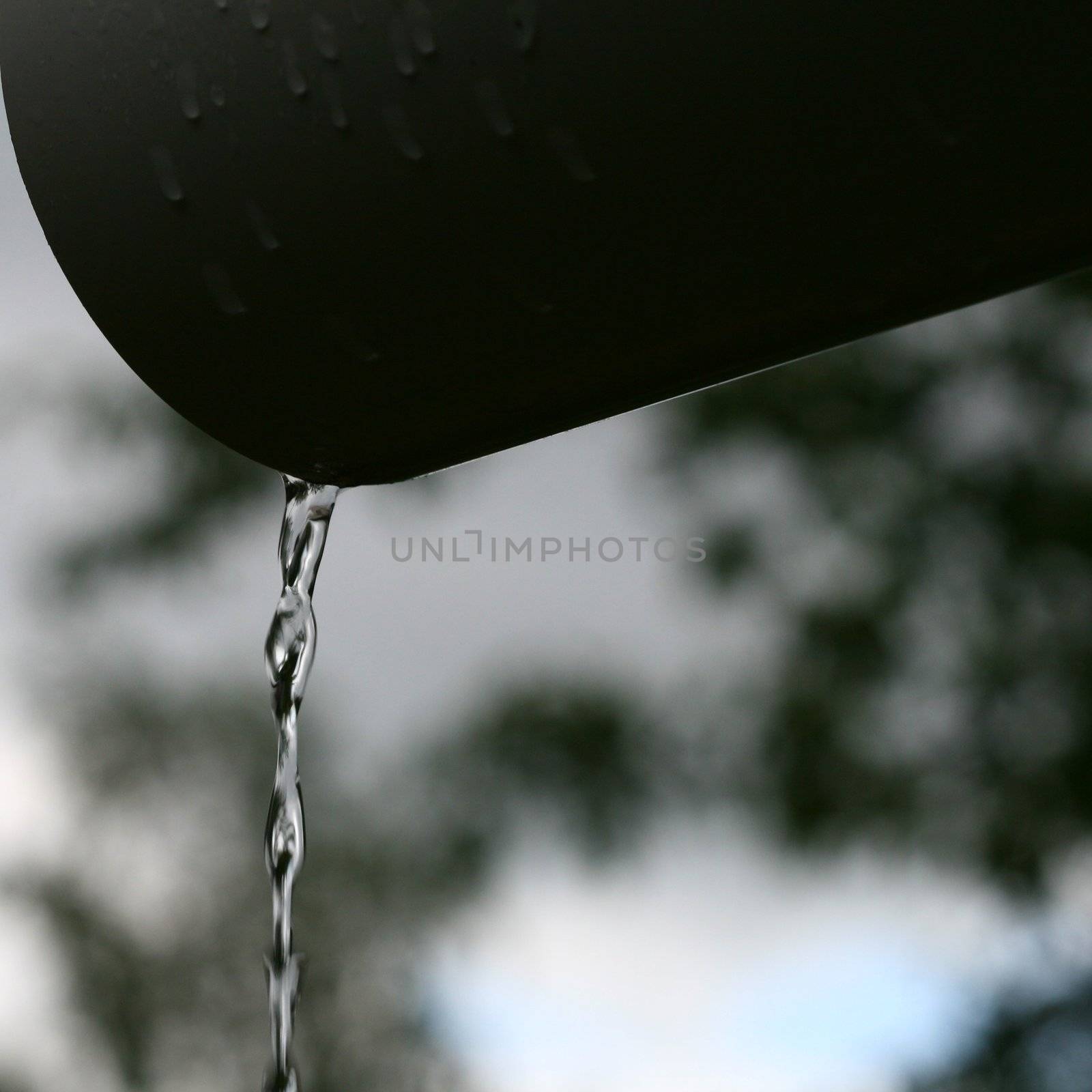 outdoor rain water fall from sky