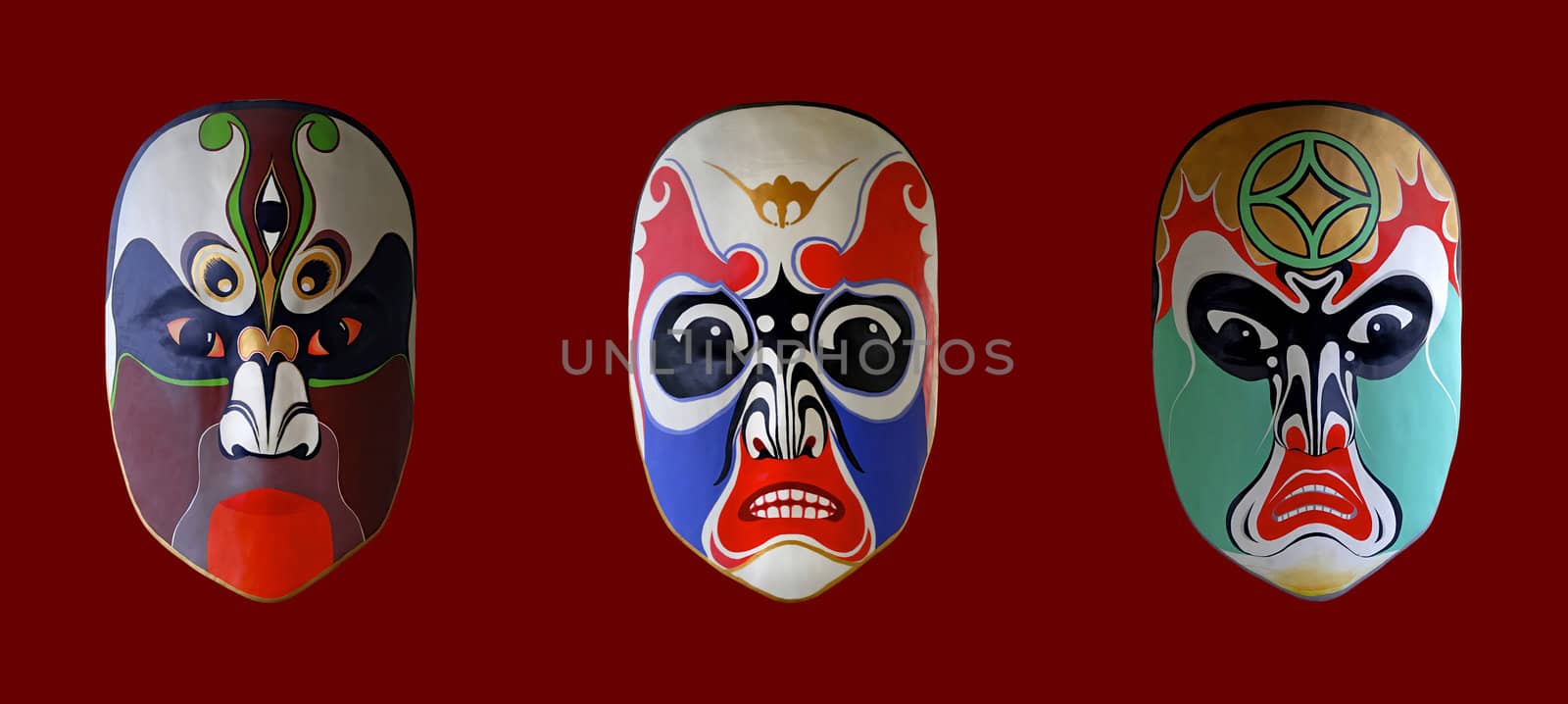 mask of chinese opera by jackq