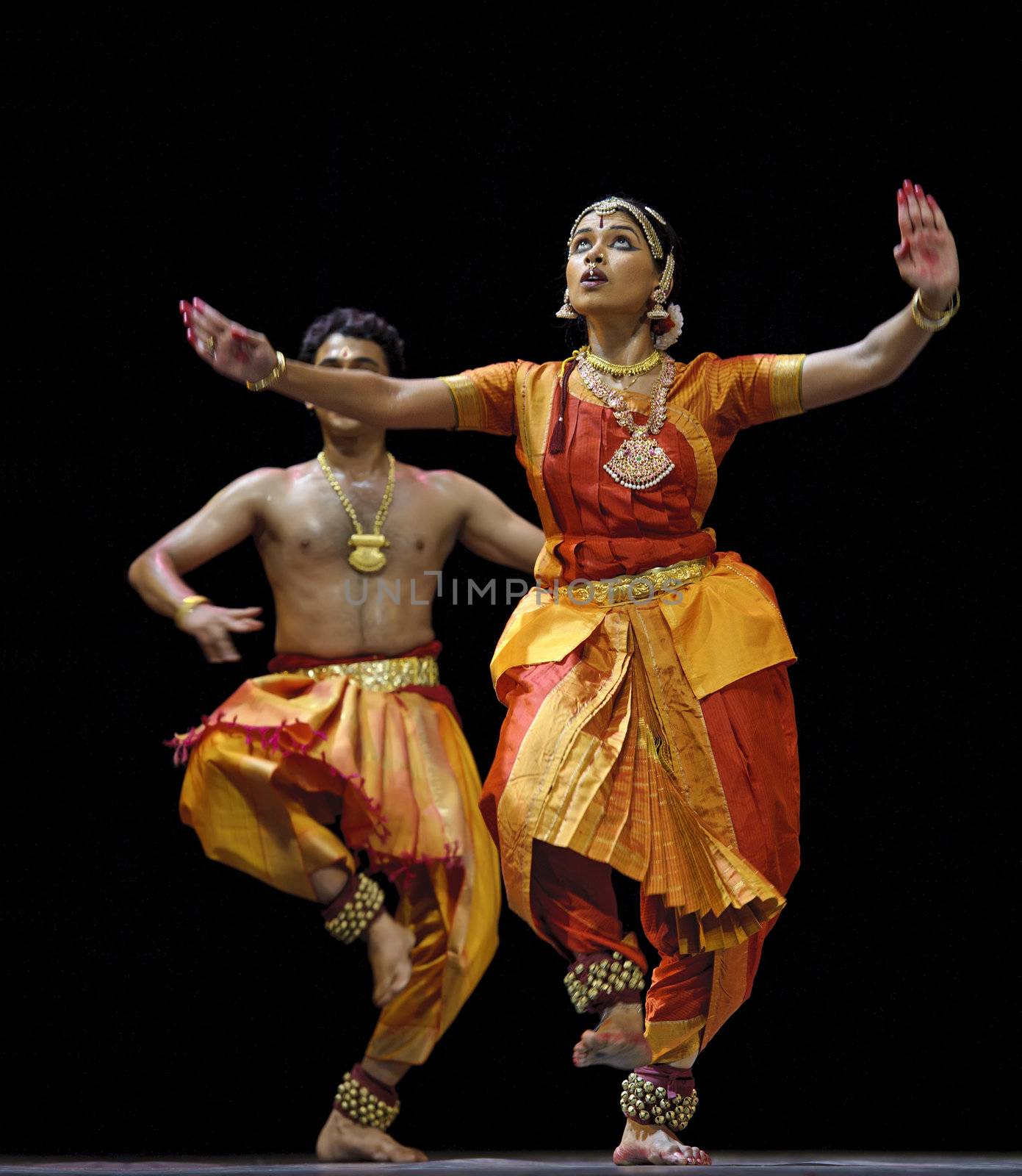 Indian Kalakshetra dancer by jackq