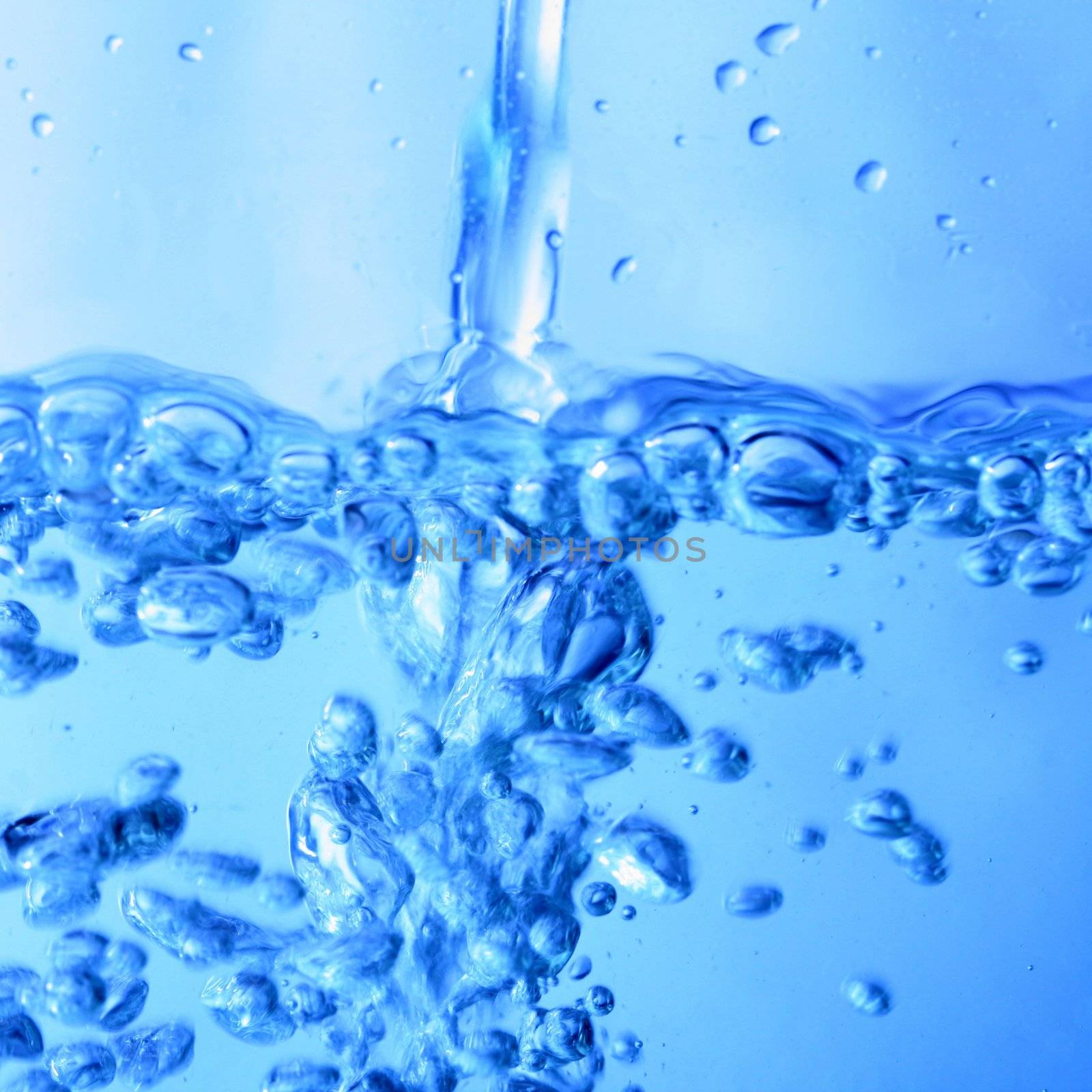 water bubbles macro close up