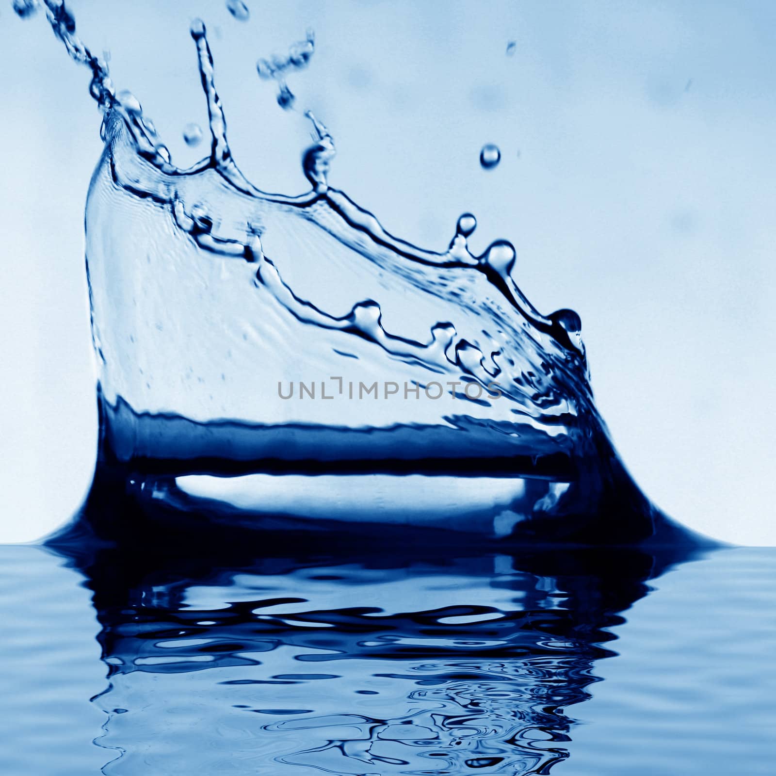 colossal water splash macro close up