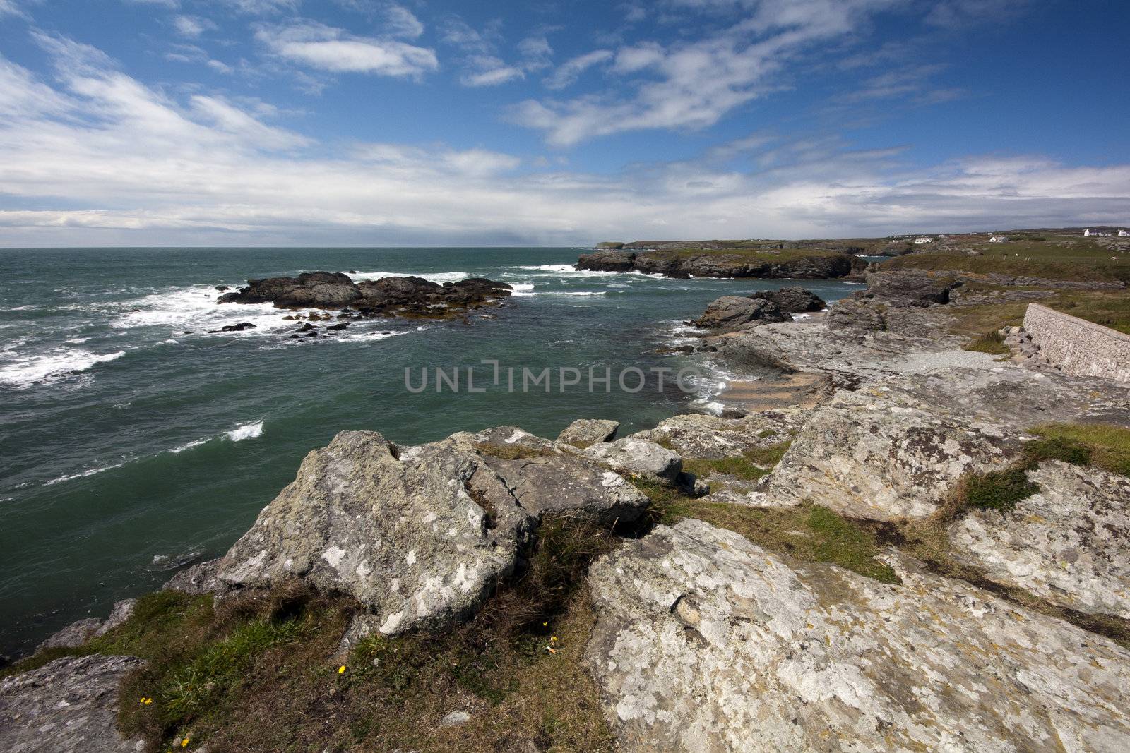 Rocky coastline, Trearrdur Bay, Anglesey