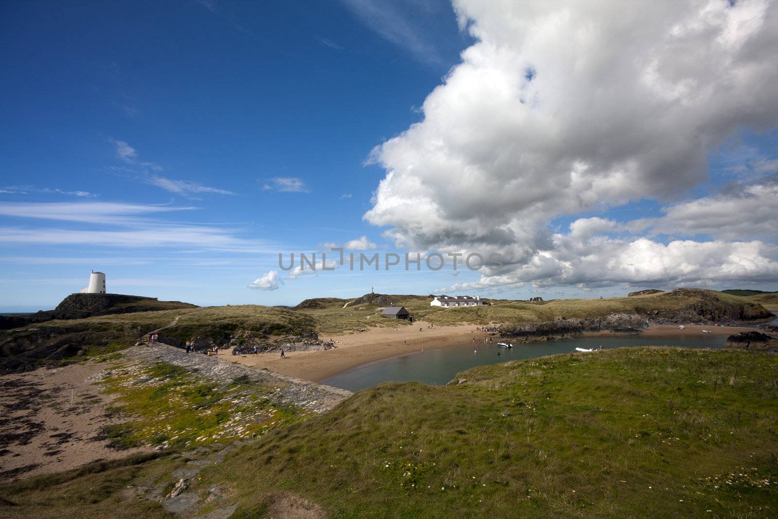 View over Llanddwyn Island, Anglesey