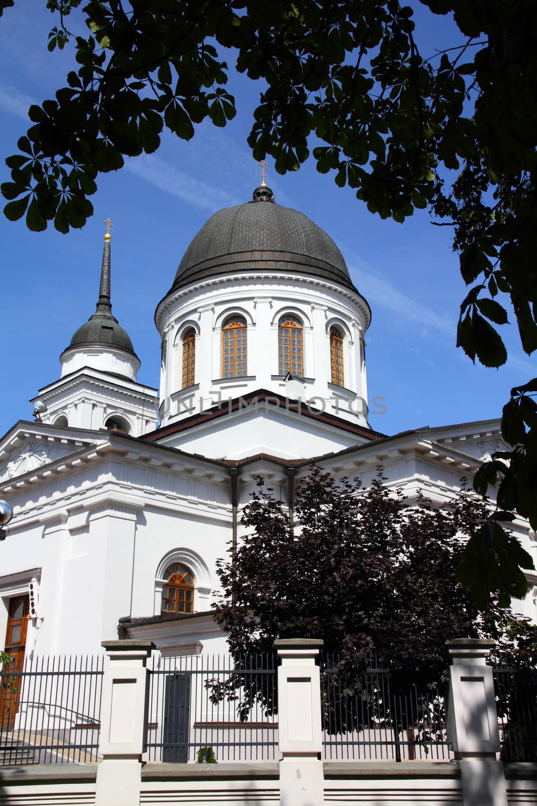 Bialystok, Poland - city architecture. Podlaskie province. Orthodox cathedral of Saint Nicholas.