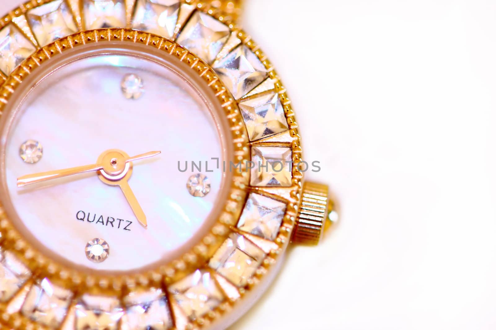 Golden watchs with diamonds