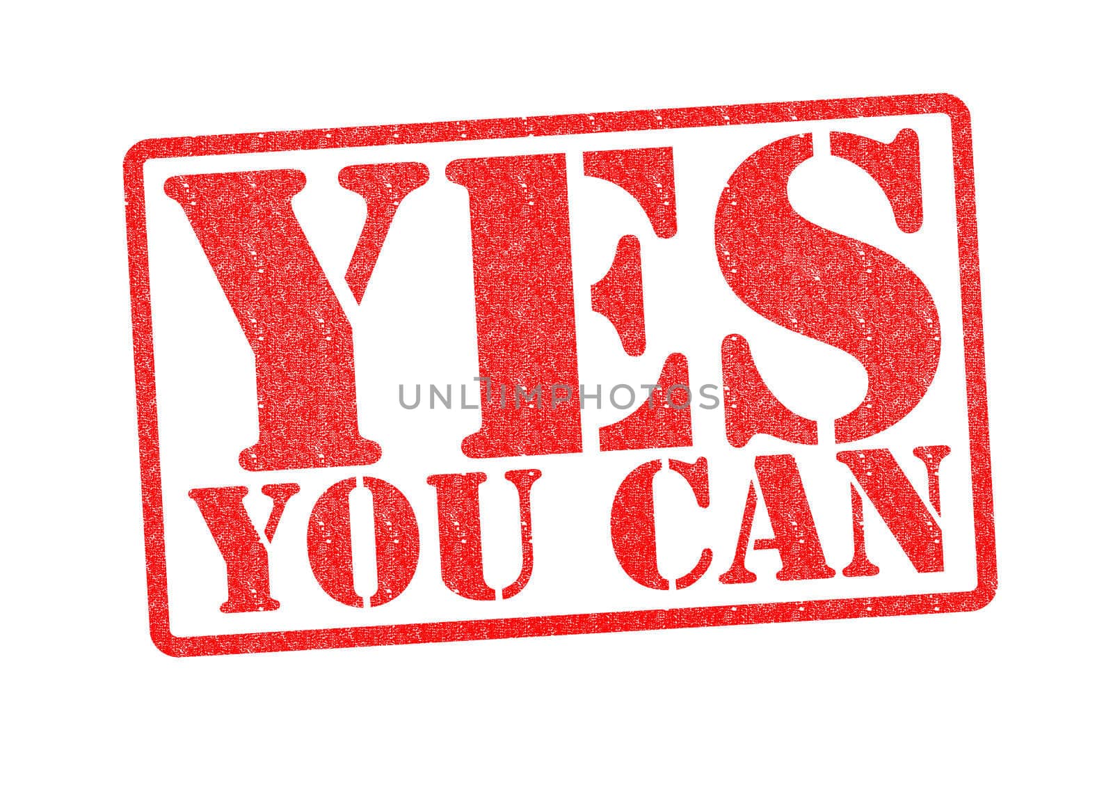 YES YOU CAN Rubber Stamp by chrisdorney