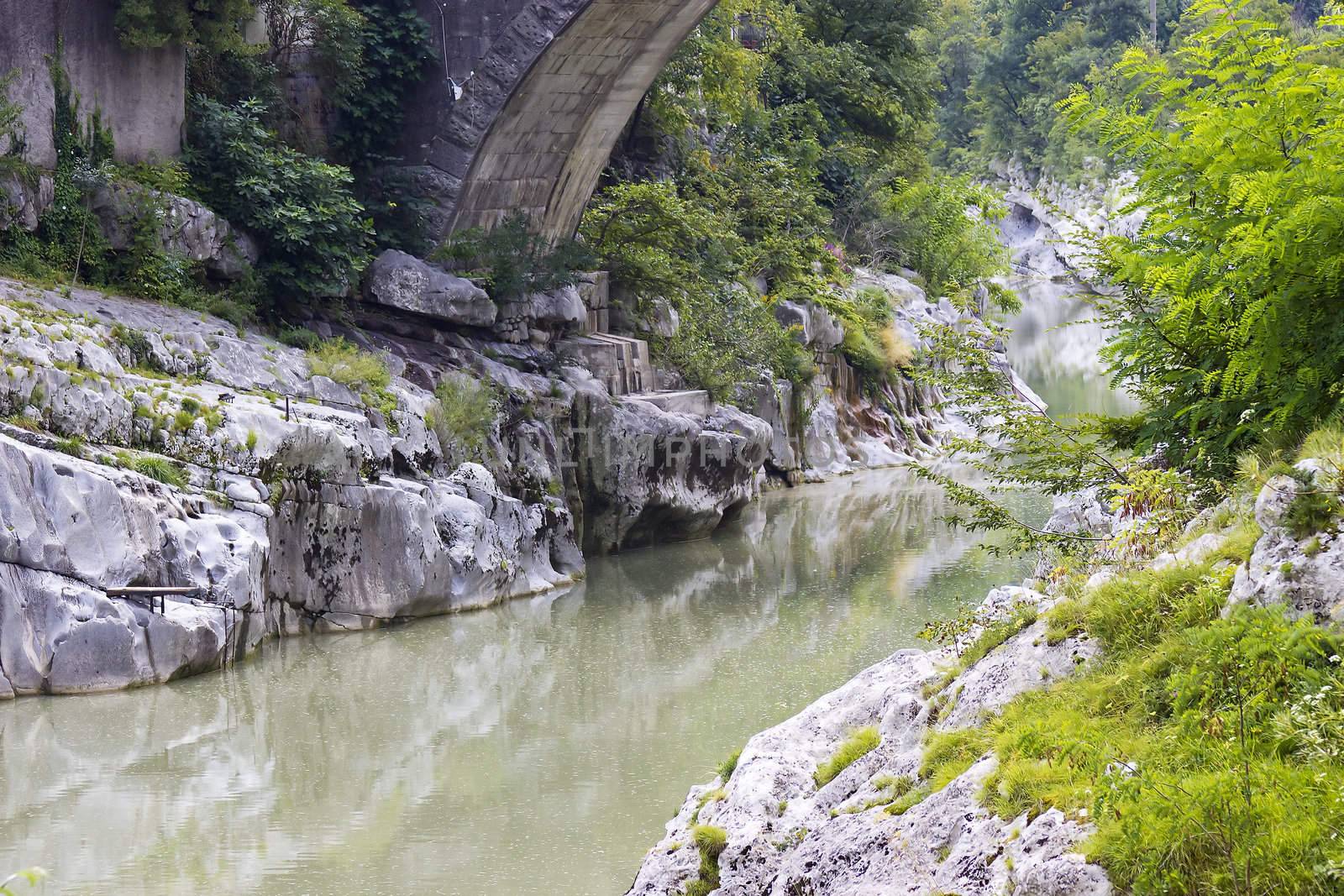 The Soca river, Slovenia 