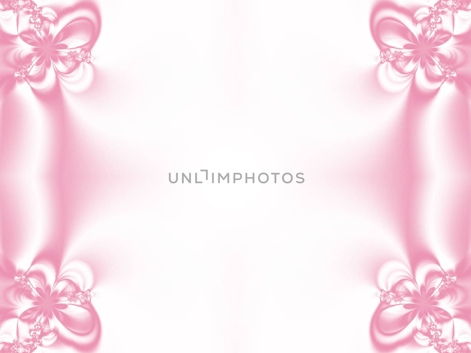 smooth rose-colored fractal frame suitable for all kind of invitations, announcements, centered copy-space