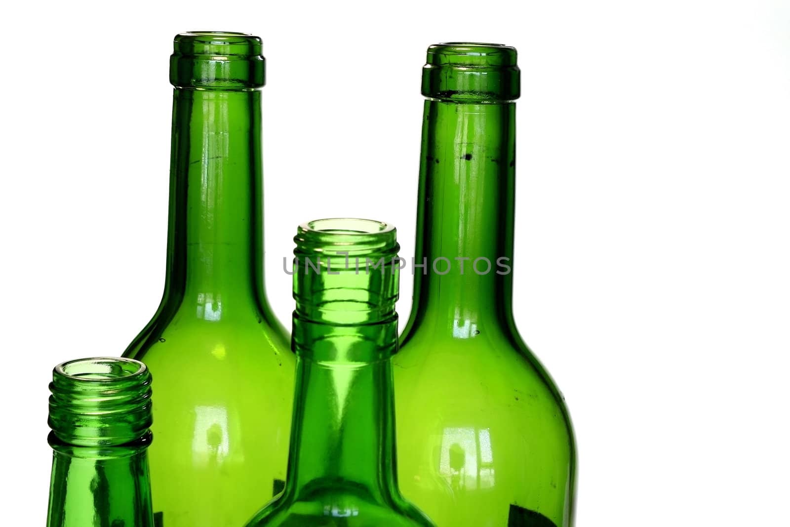 Green Wine Bottle by sacatani