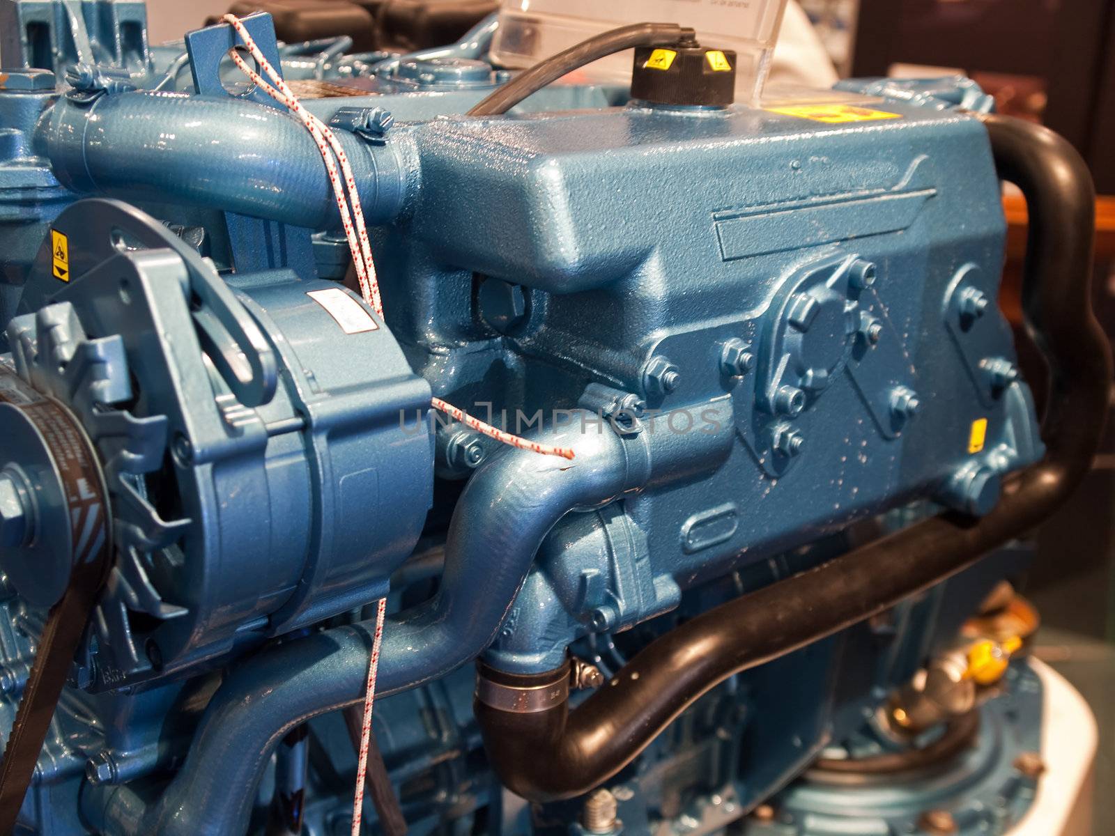 Details of car truck engine motor