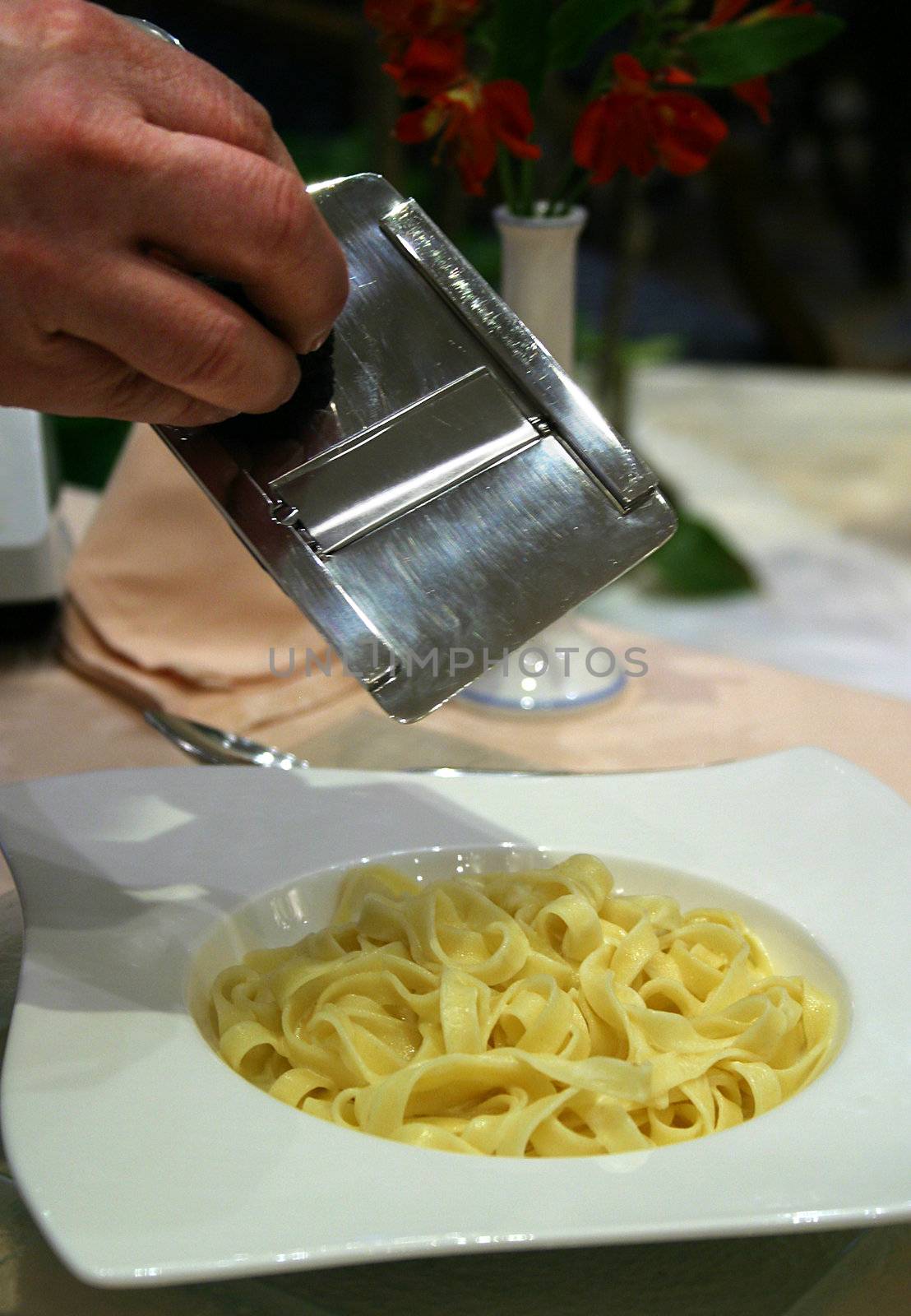 The served table