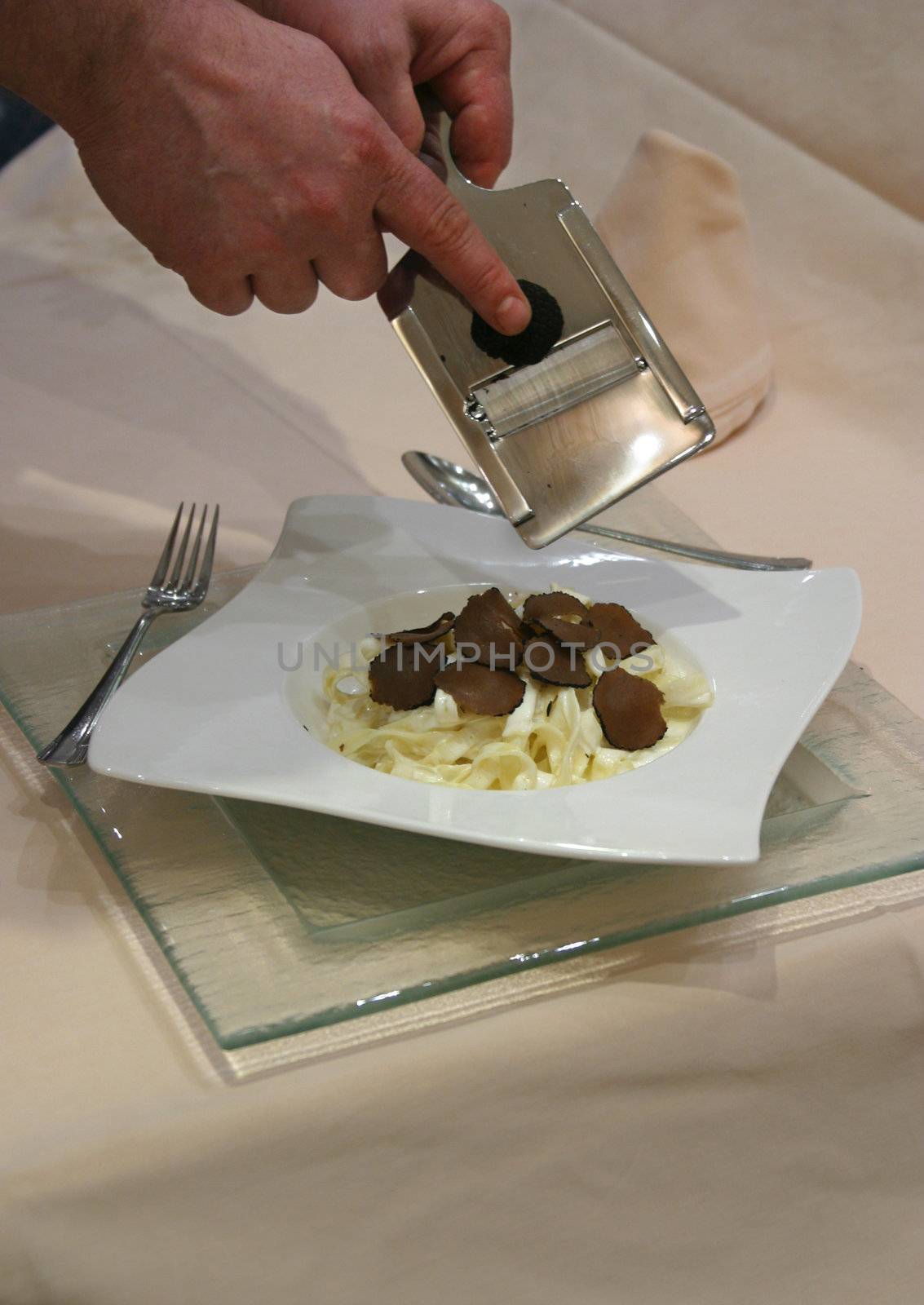 The served table