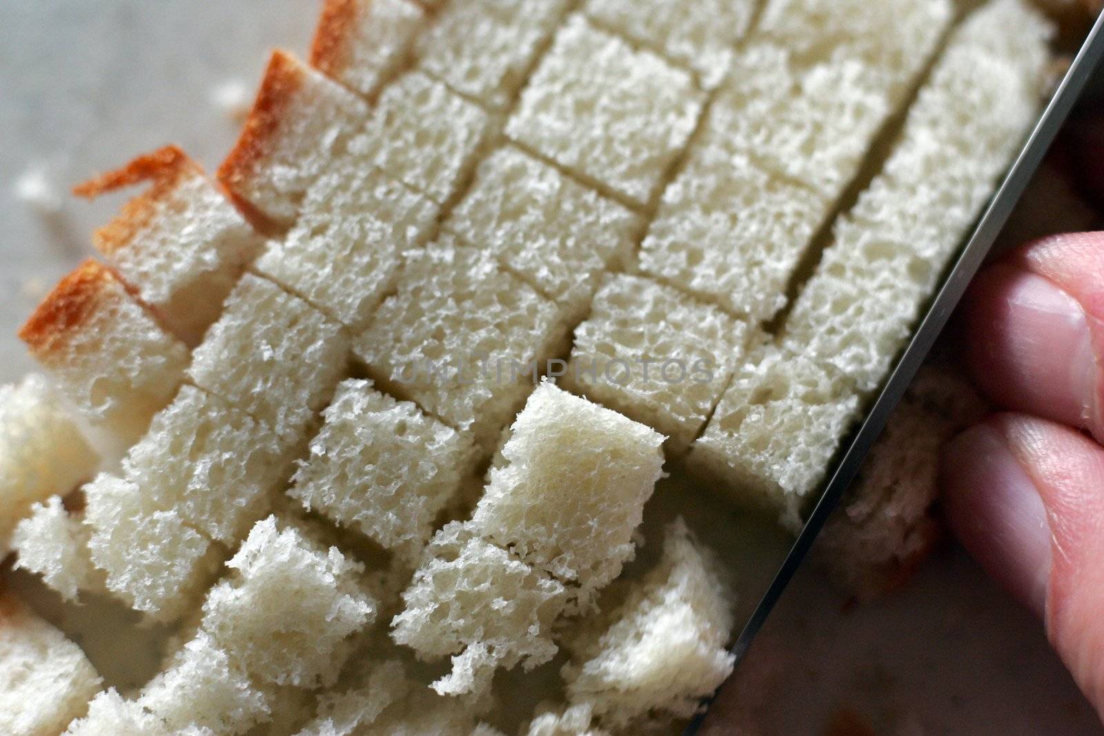 The image of grain cubes
