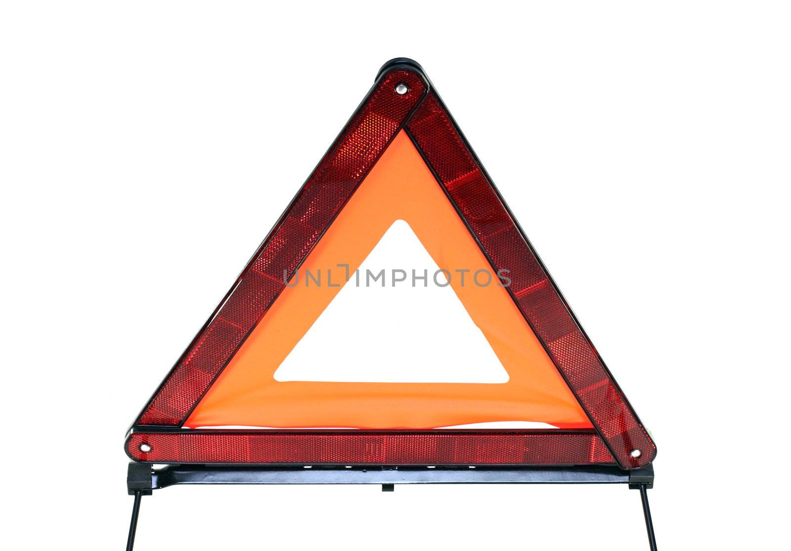 sign, emergency, stop, reflector, triangle, signal, notice, breakage