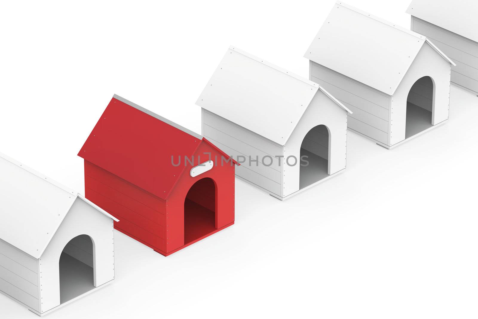 Dog houses by magraphics