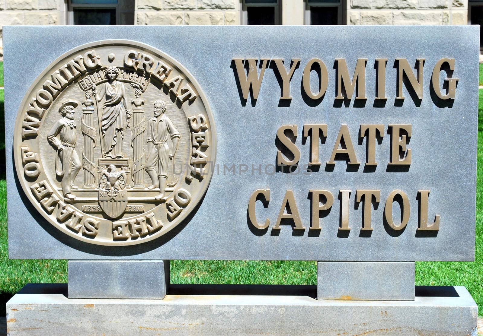 Wyoming state capitol. by oscarcwilliams