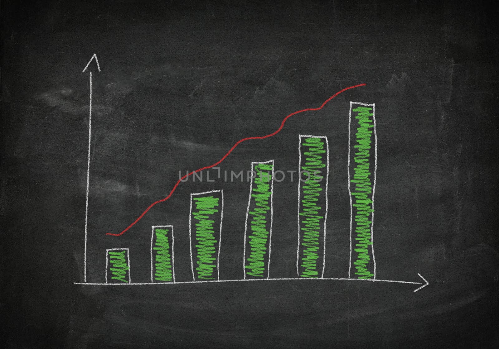 Blackboard diagram chart by Mazirama