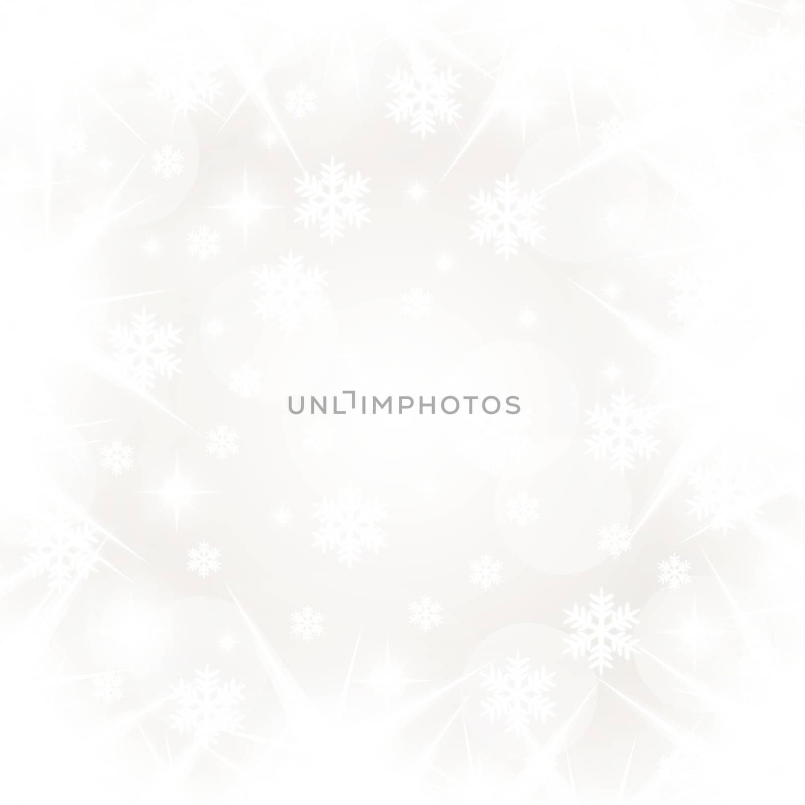 christmas snowflake and stars illustration background