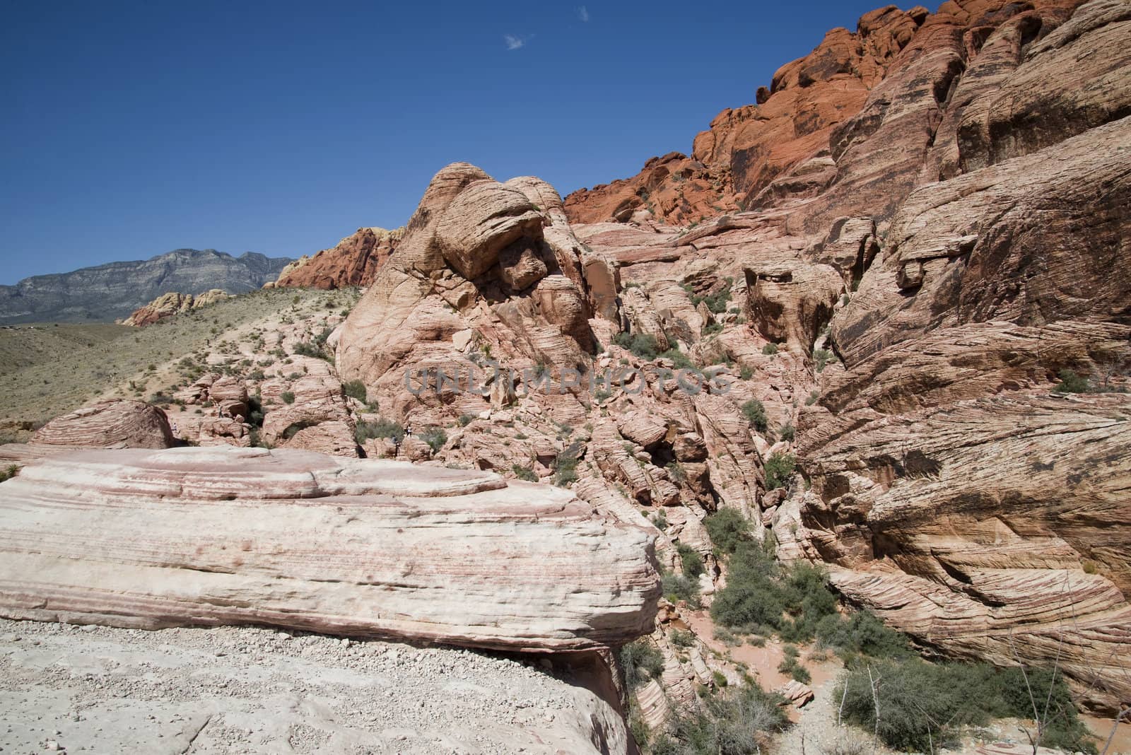 Rock formations in Red Rock Canyon, NV